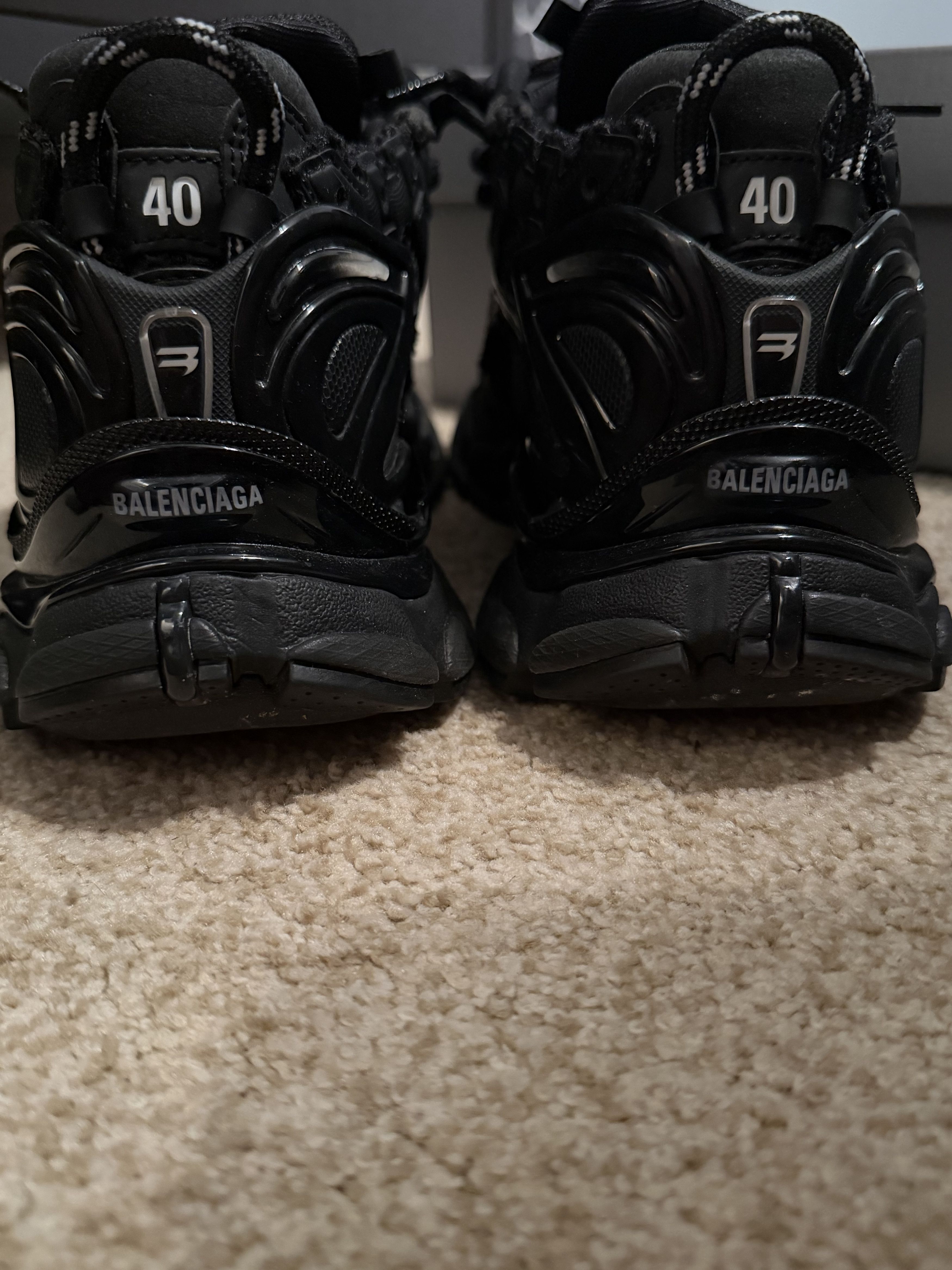 Balenciaga Balenciaga Runners Matte Black Size US 7.5 / EU 40-41 - 3 Thumbnail