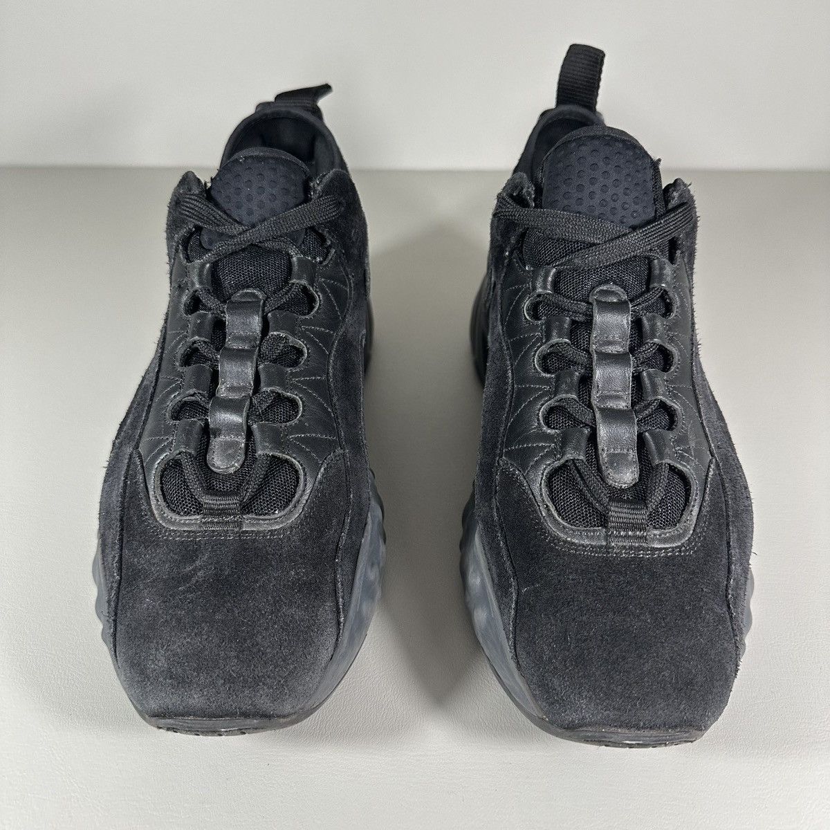 Acne Studios Acne Studios Rockaway Manhattan Chunky Black Suede Sneakers Size US 11 / IT 41 - 4 Thumbnail