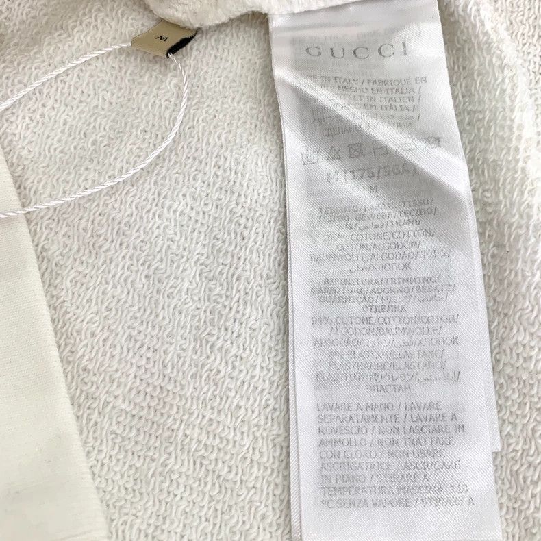 Gucci Gucci White logo star pattern printed round neck cotton hoo Size US M / EU 48-50 / 2 - 6 Thumbnail