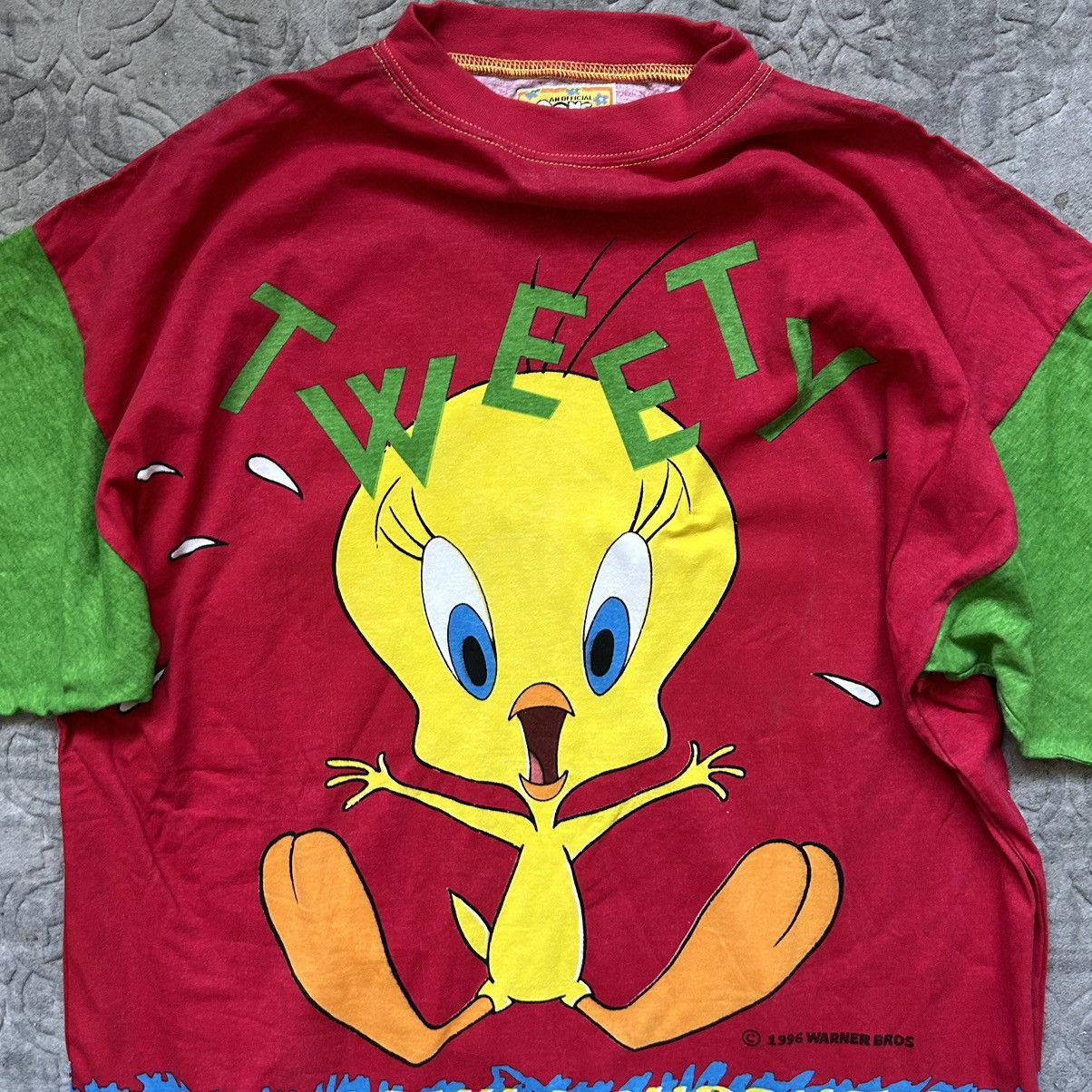 Cartoon Network × Disney × Vintage DS 90s Disney Loones Tunes Tweety tee boxy Size US L / EU 52-54 / 3 - 5 Thumbnail