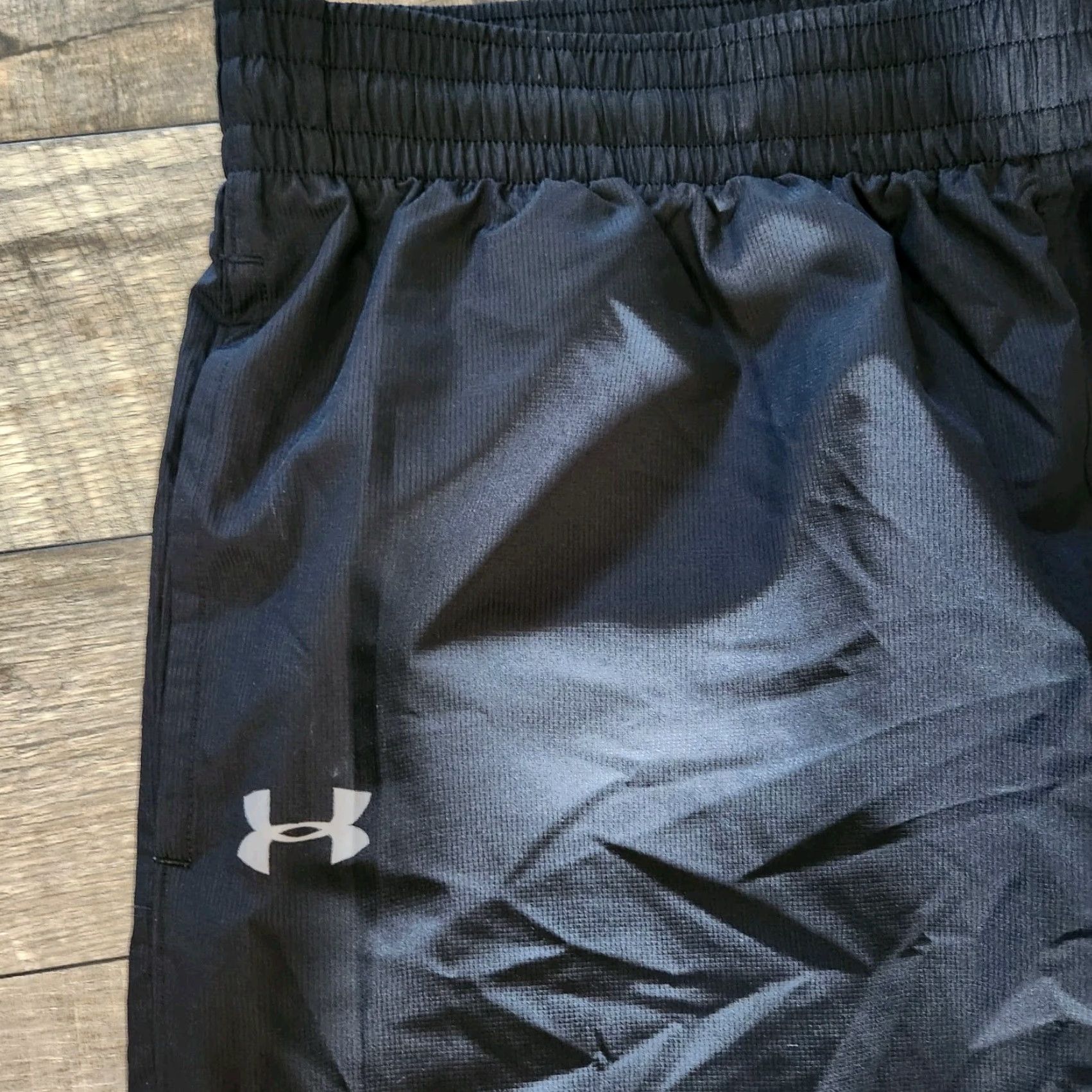 Under Armour Under Armour Pants Mens 2XL Black Water Repellent Wide Leg Loose Fit Heatgear Pants Mens 2XL Black Size US 39 - 5 Thumbnail