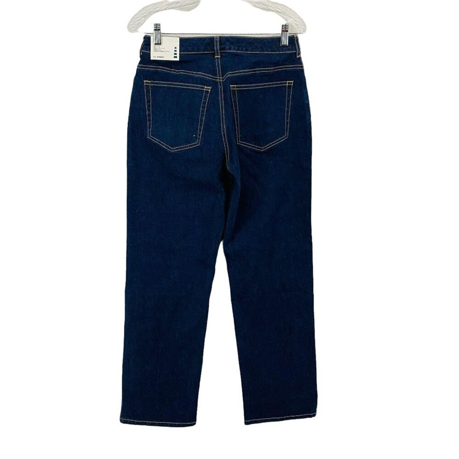 Lands' End Lands' End Womens Dark Wash Denim Size 4 Size 27" / US 4 / IT 40 - 2 Thumbnail