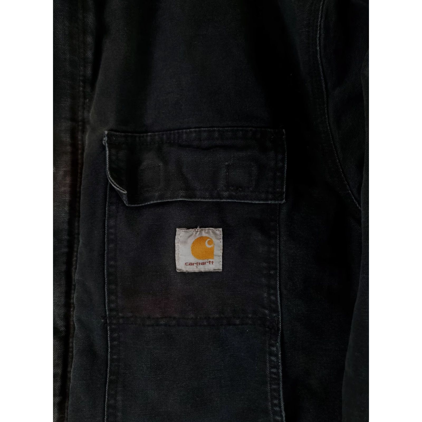 Carhartt VINTAGE Carhartt Jacket Traditional VTG 80s 90s Chest Pockets Corduroy Black Mens XL Bomber Jacket Size US XL / EU 56 / 4 - 2 Thumbnail