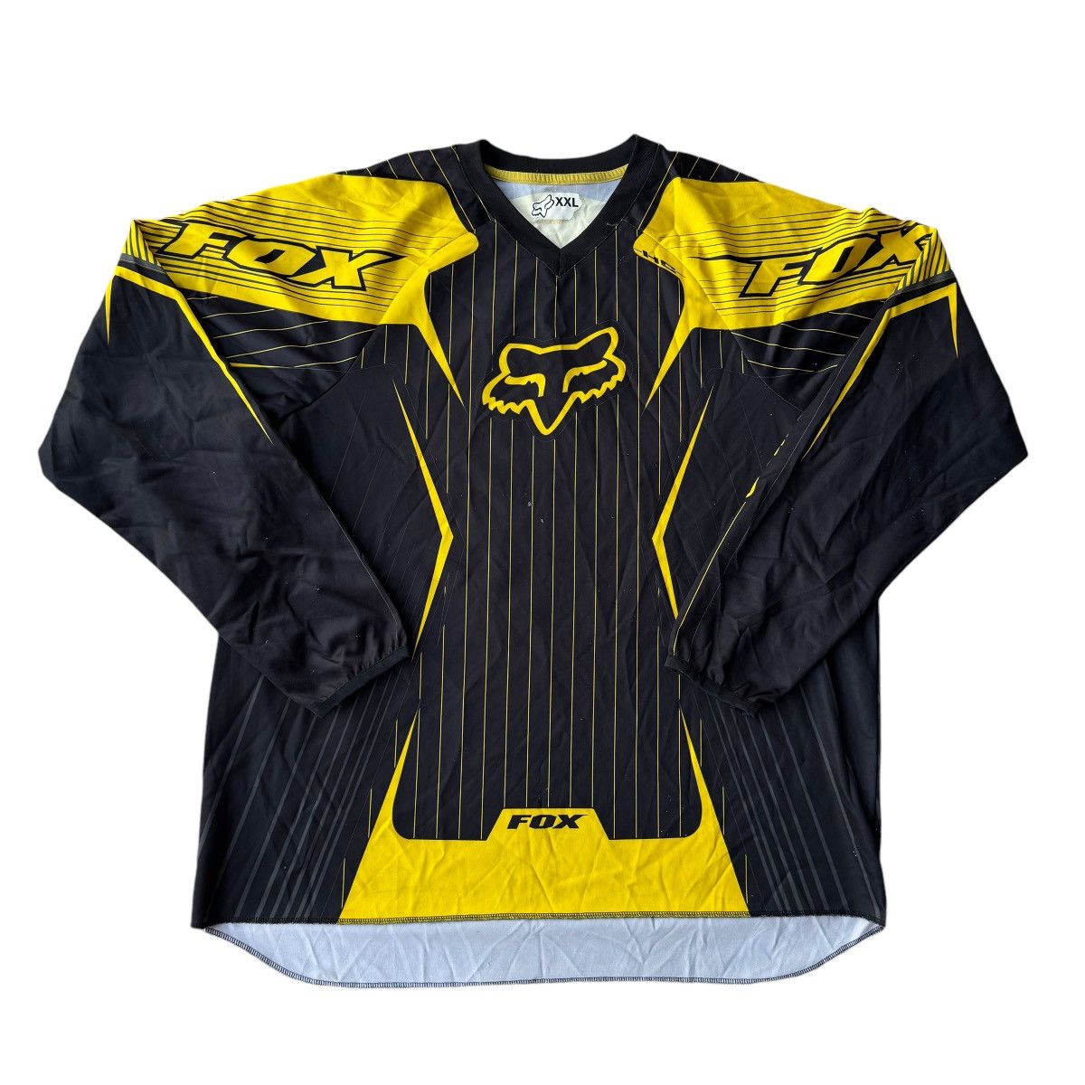 Drake × Fox Racing × Vintage FOX RACING VINTAGE LONG SLEEVE SHIRT JERSEY MOTOCROSS Y2K Size US XXL / EU 58 / 5 - 7 Thumbnail