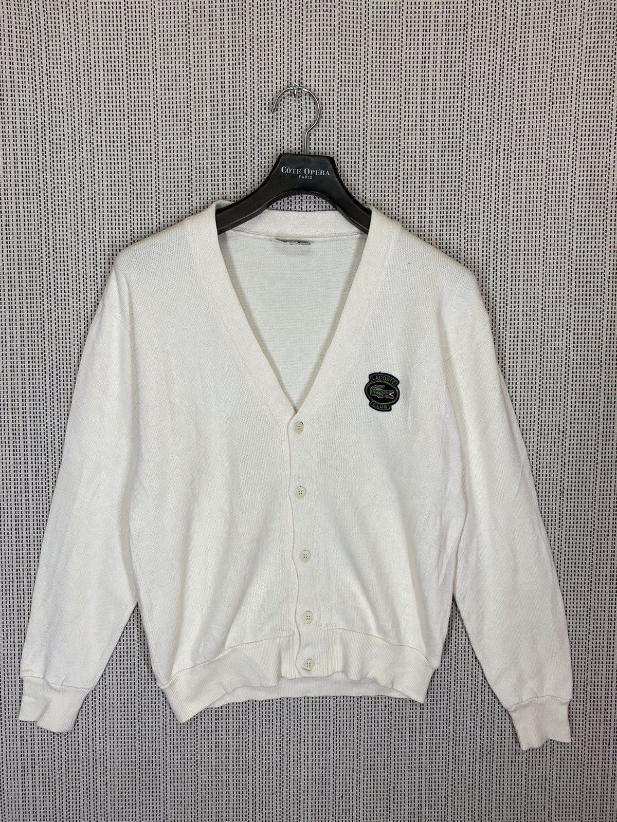 Lacoste ‼️VINTAGE LACOSTE CLUB CARDIGAN SIZE 3‼️ Size US L / EU 52-54 / 3 - 1 Thumbnail