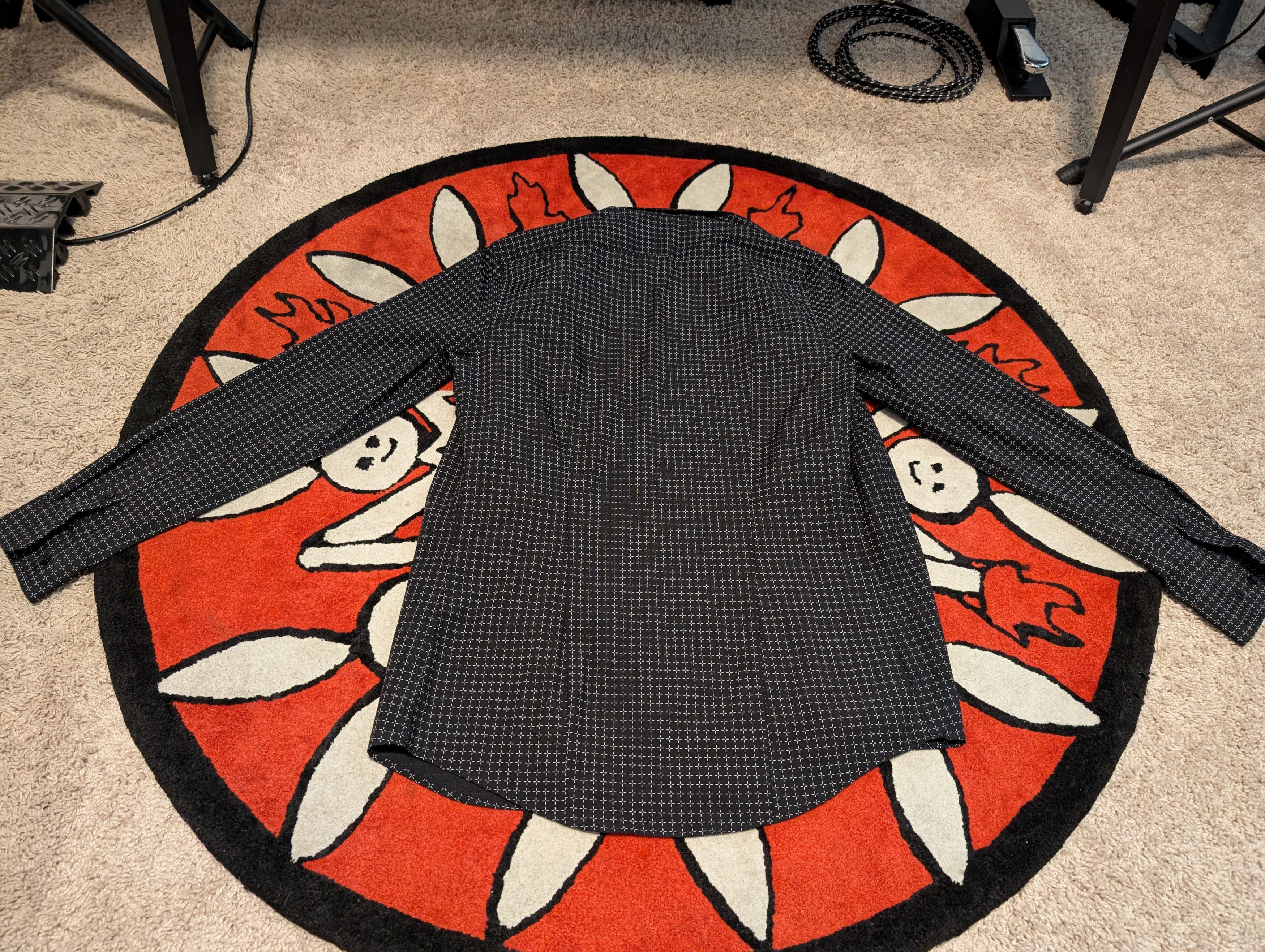 H&M Slim Fit Pattern Shirt Size US XS / EU 42 / 0 - 5 Thumbnail
