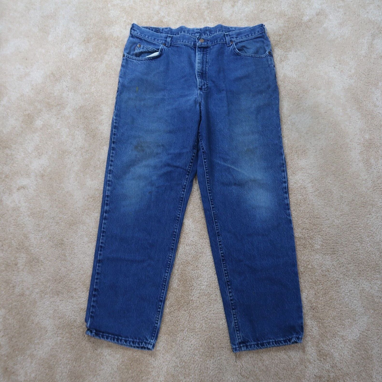 Lee Vintage Lee riders Straight Leg Denim Jeans Men's 42x32 Blue Denim ...