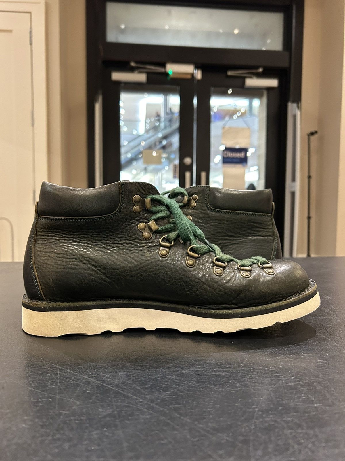 Fracap Fracap Magnifico Leather Hiking Boots - Green Size US 11 / EU 44 - 4 Thumbnail