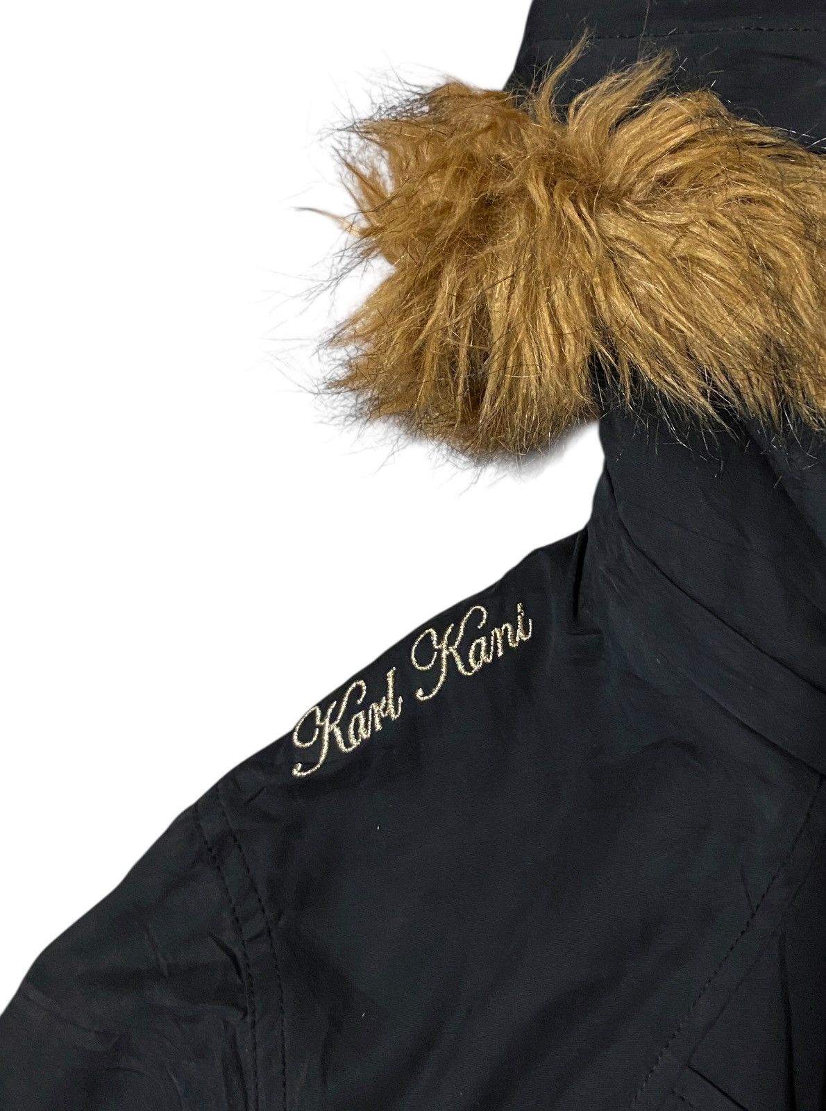 Karl Kani Very Rare Vintage Brand Karl Kani Fur Bomber Jacket 1990s Size US XL / EU 56 / 4 - 6 Thumbnail