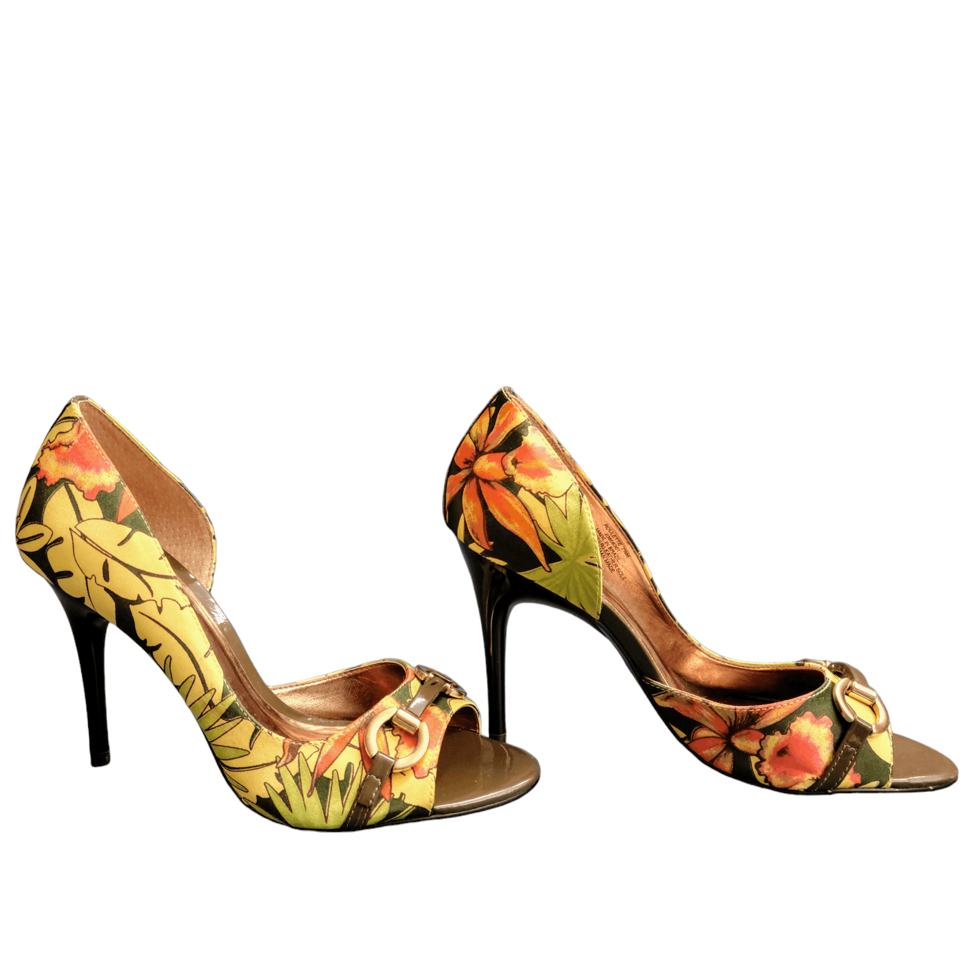 NBDN Nobrandedon Carlos Santana Roulette Green Savage Heels Pumps Shoes High Size US 7.5 / IT 37.5 - 3 Thumbnail