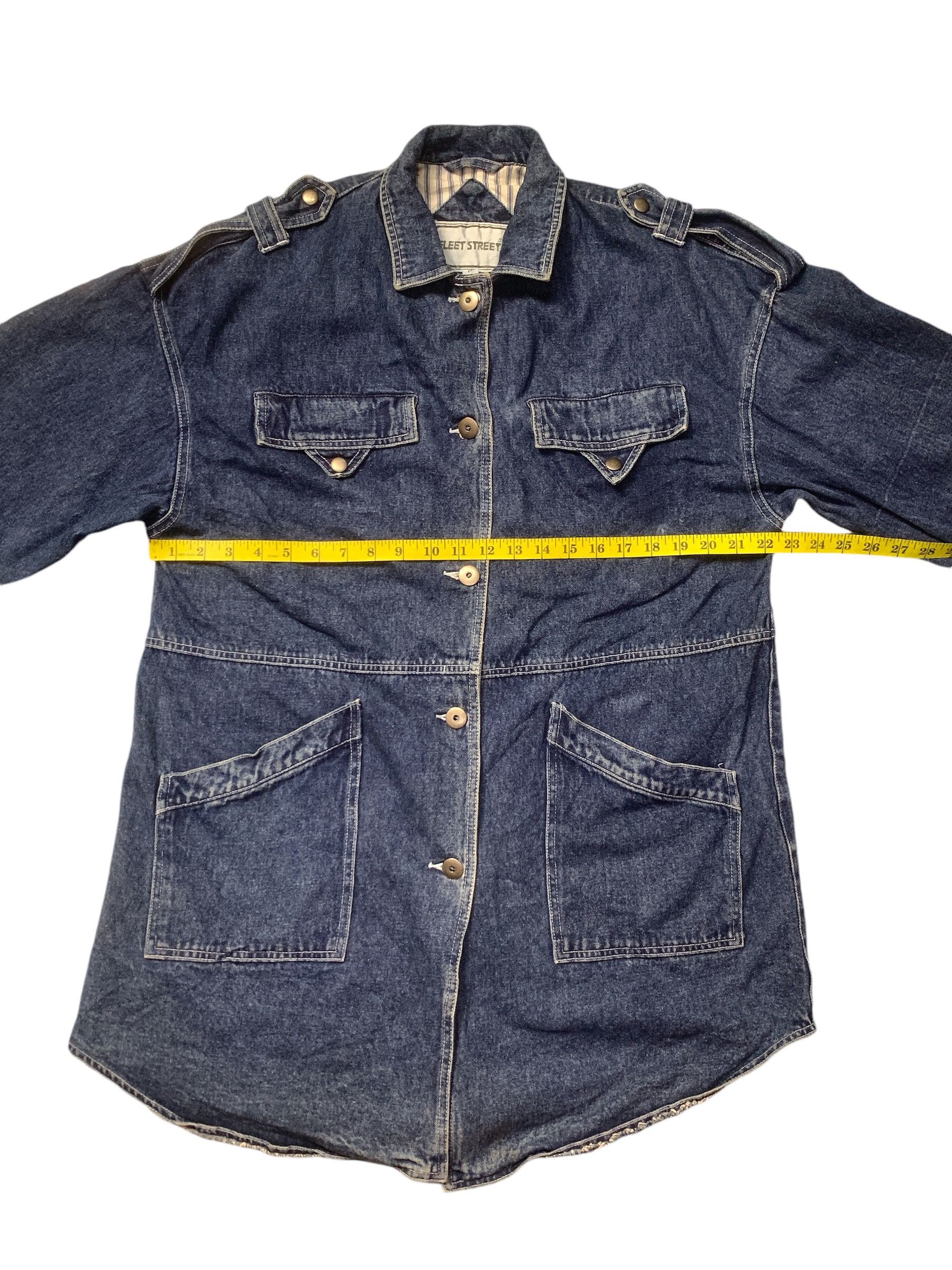 Japanese Brand Rare Design Vintage Fleetstreet Denim Jackets Size M / US 6-8 / IT 42-44 - 7 Thumbnail