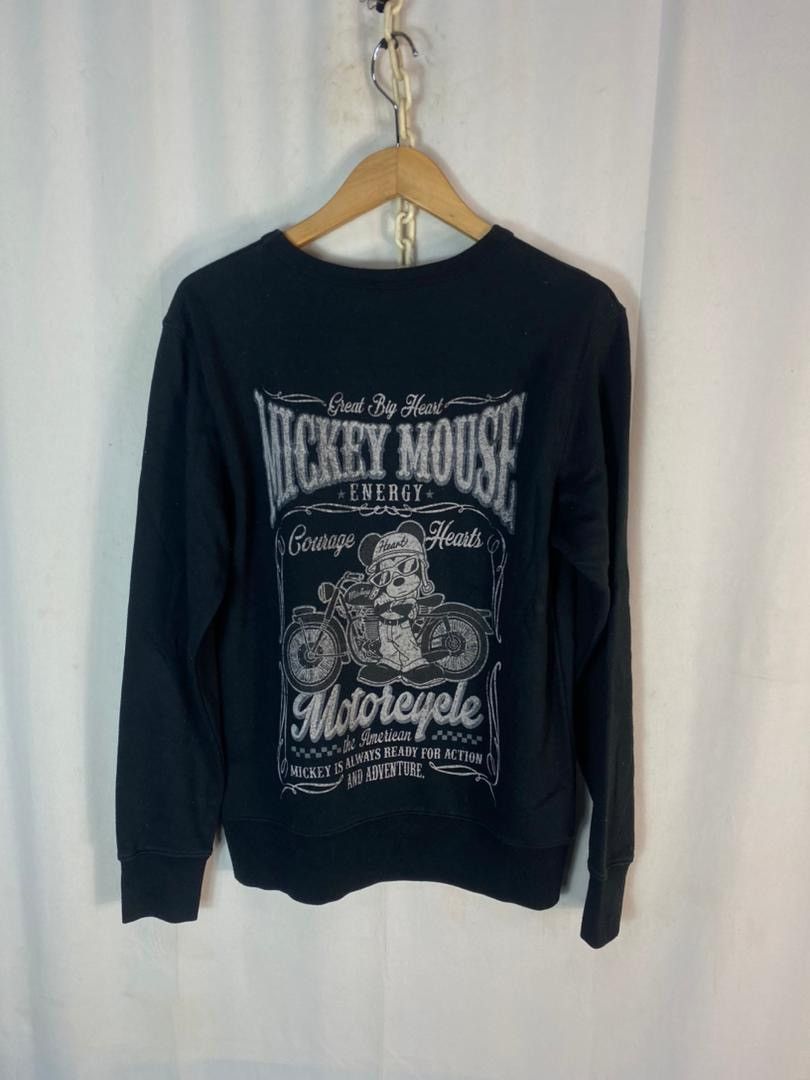 Disney × Mickey Mouse Mickey Mouse motorcycle printed sweatshirt Size US S / EU 44-46 / 1 - 9 Thumbnail
