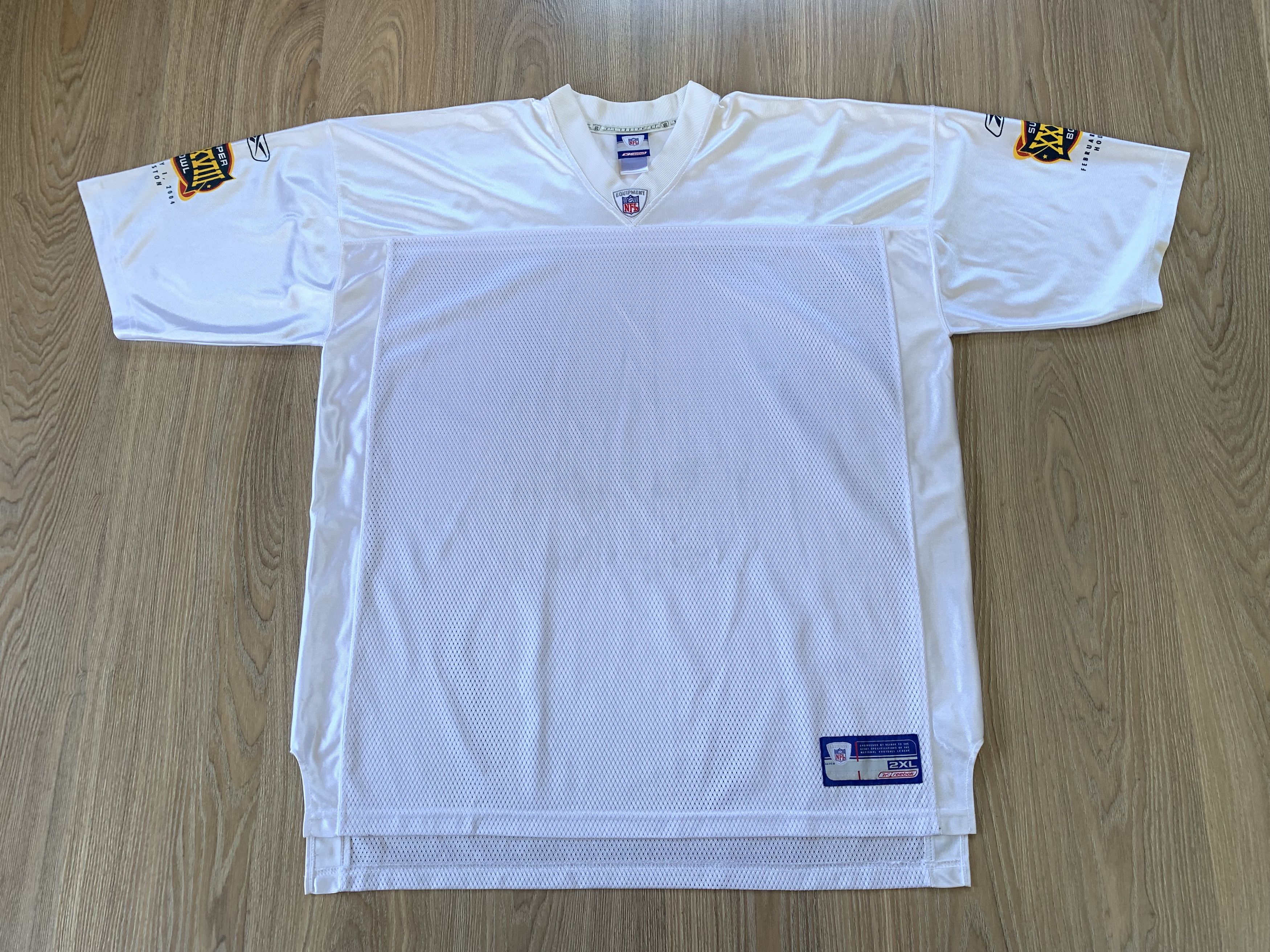 NFL × Reebok × Vintage Reebok Super XXXVIII Bowl Hockey Jersey 2004 Size US XXL / EU 58 / 5 - 2 Thumbnail