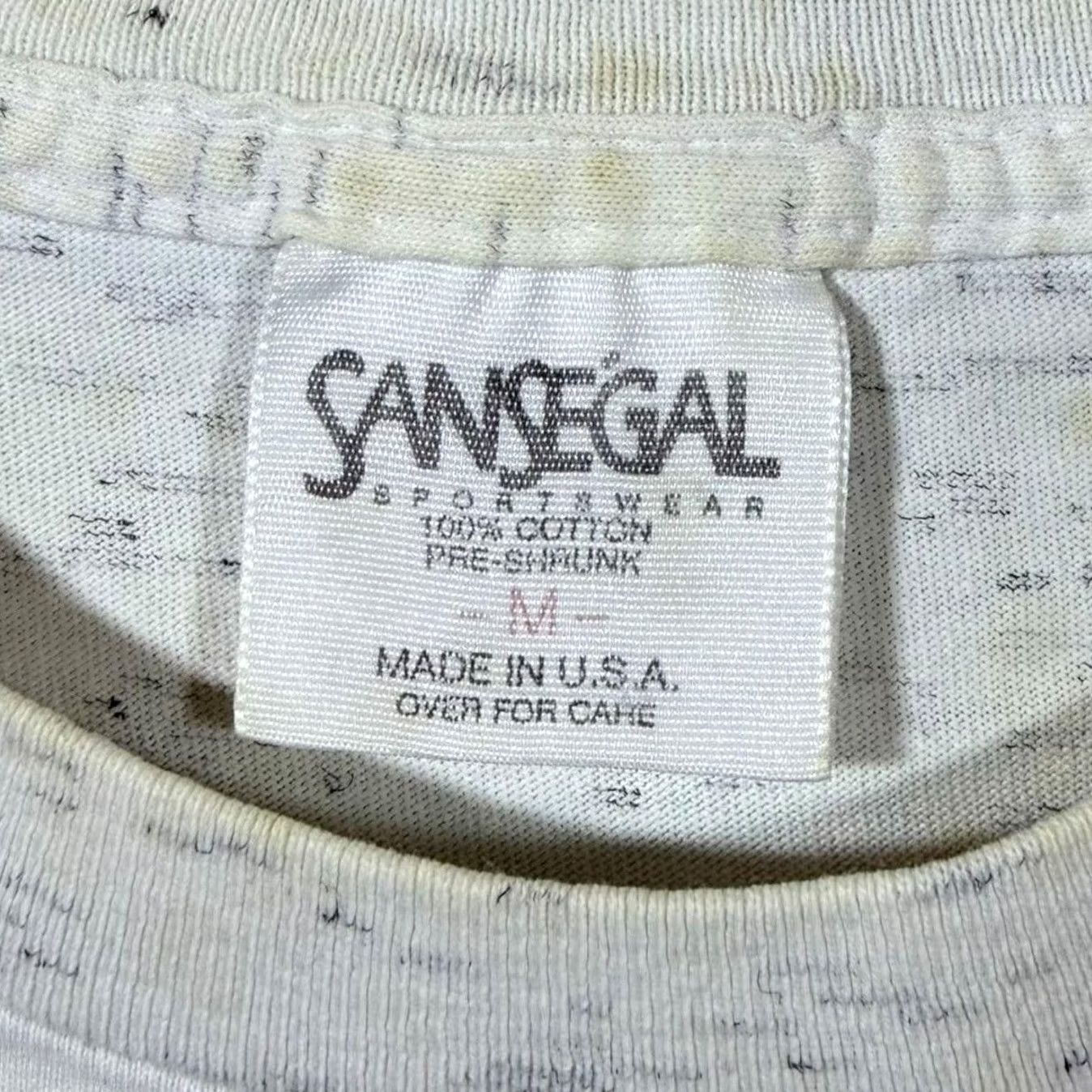 Vintage Vintage San Segal Busch Gardens Tourist Wildlife Graphic Grey T-Shirt S M Mens Regular 100% Cotton USA Front Graphic 1990s Size US M / EU 48-50 / 2 - 3 Thumbnail