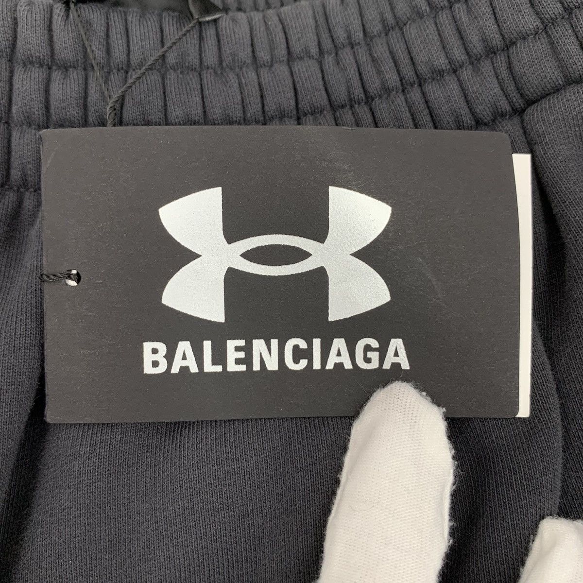 Balenciaga Balenciaga Model Black Logo Print Casual Pants K26WX Size US 32 / EU 48 - 8 Thumbnail