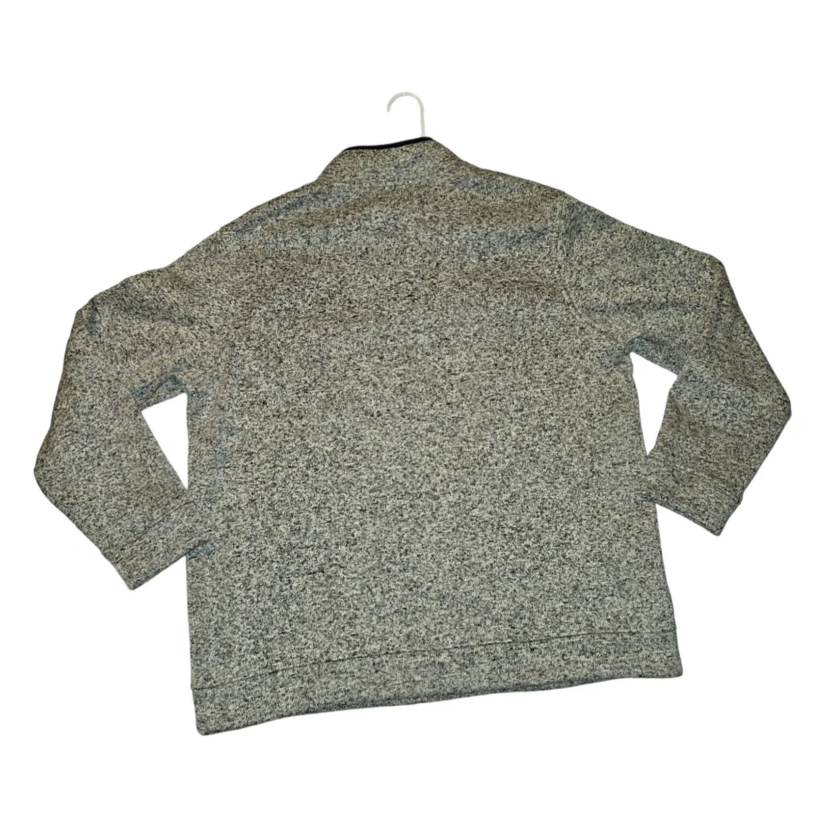 Eddie Bauer Eddie Bauer Radiator Fleece Pullover Sweater Gray XXL Men's Mock Neck Snap Long Sleeve Size US XXL / EU 58 / 5 - 7 Thumbnail