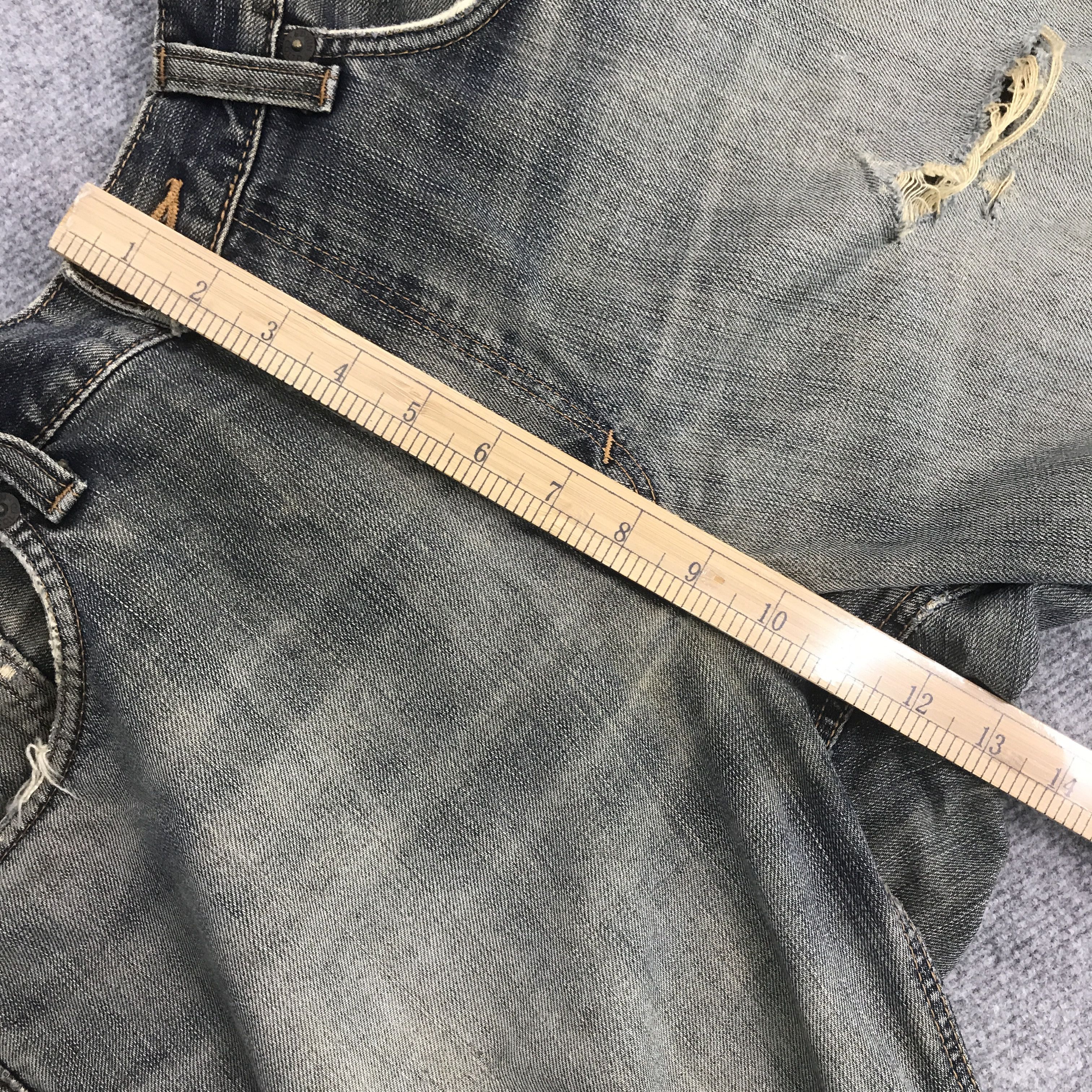 Edwin × Japanese Brand Rare Edwin 503 premium distressed Jeans Size US 34 / EU 50 - 4 Thumbnail