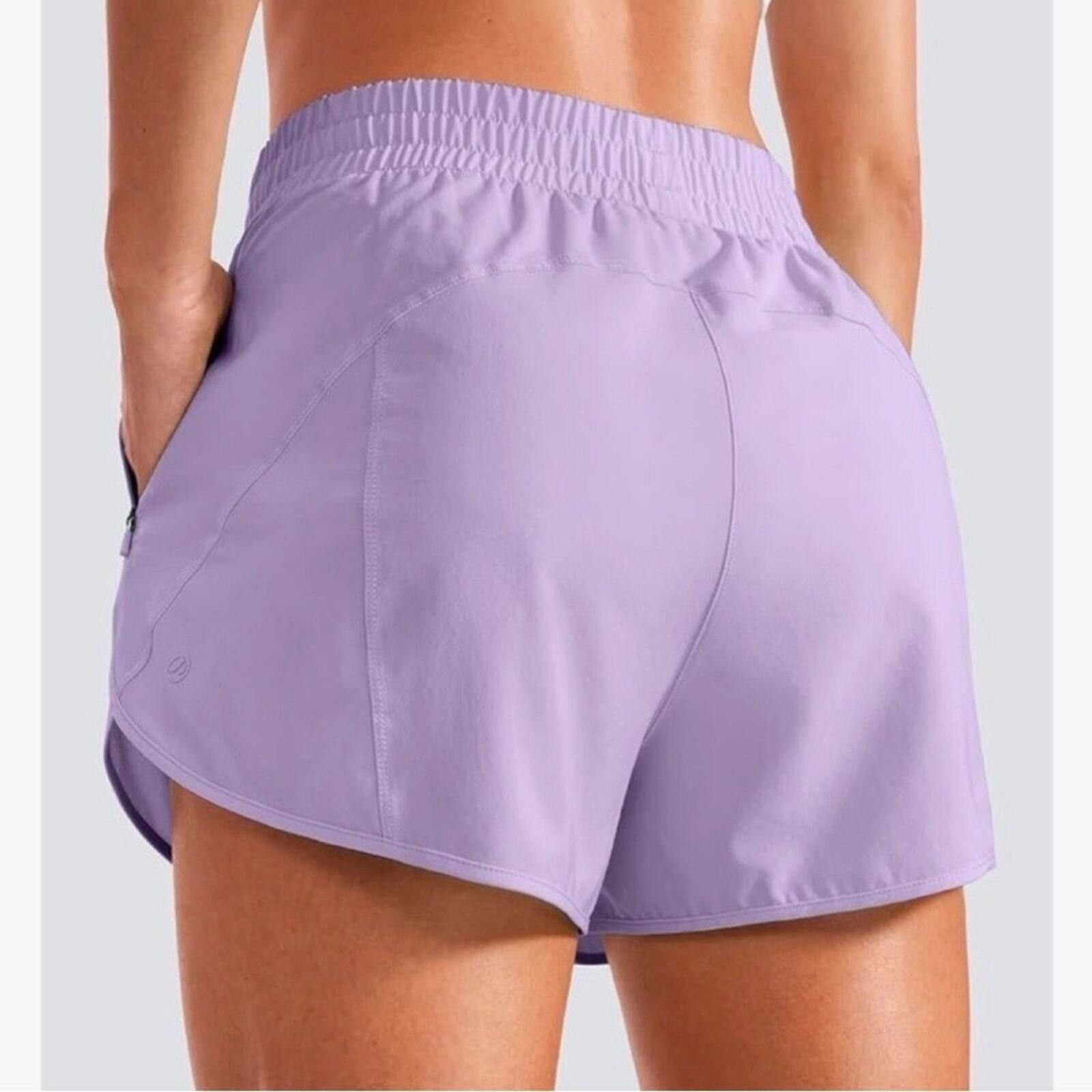 Other CRZ Yoga Feathery-Fit Soft 2-in-1 Lined Running Shorts M Size 29" - 2 Thumbnail