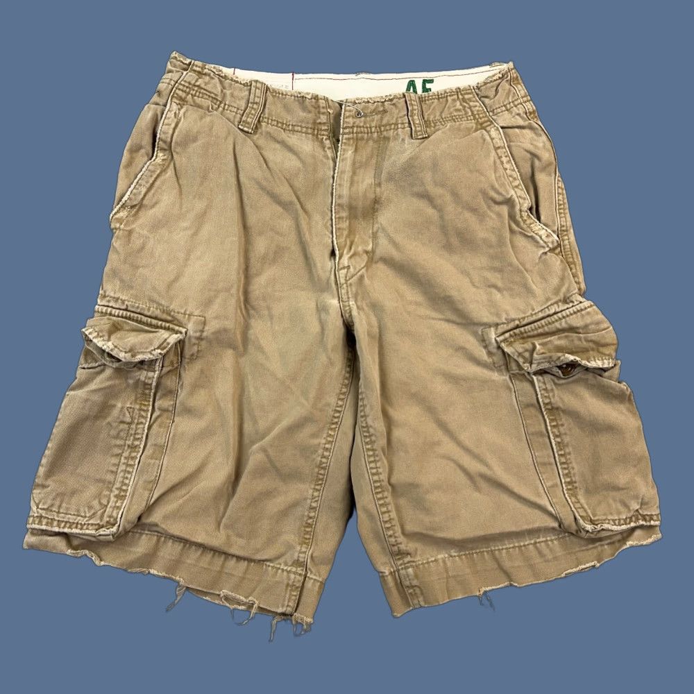 American Eagle Outfitters VINTAGE American Eagle Shorts Mens 28 Khaki Canvas Military Utility Cargo Y2K Size US 28 / EU 44 - 1 Thumbnail