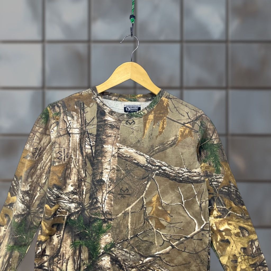 Realtree VINTAGE Realtree Camo Long Sleeve Shirt XS Men Green 90s T-Shirt Size US XS / EU 42 / 0 - 1 Thumbnail