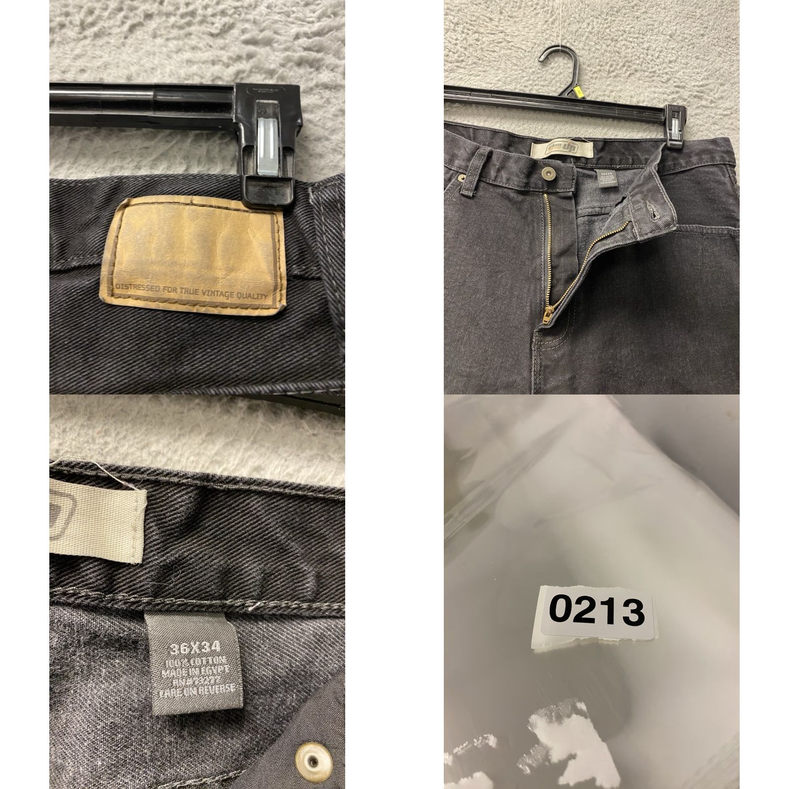 Vintage Mens Urban Pipeline Jeans 36x34 Black Straight Regular Cotton Zip Button Mens Boys? Size US 36 / EU 52 - 8 Thumbnail