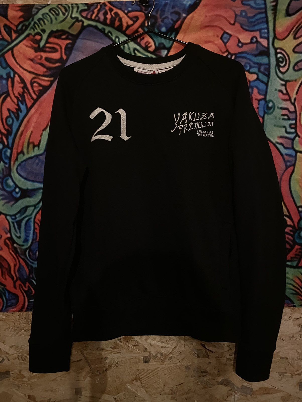 Japanese Brand Vintage Japanese Yakuza Ninja Tattoo Full Print Sweatshirt Size US M / EU 48-50 / 2 - 2 Thumbnail