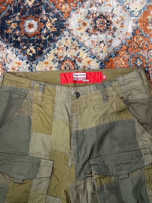 Supreme FW21 Junya Watanabe x Supreme Patchwork Cargo Pants | Grailed