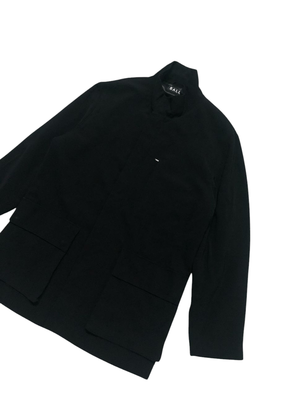 Bally BALLY ALL BLACK OVER COAT ZIPPER BUTTON Size US M / EU 48-50 / 2 - 6 Thumbnail