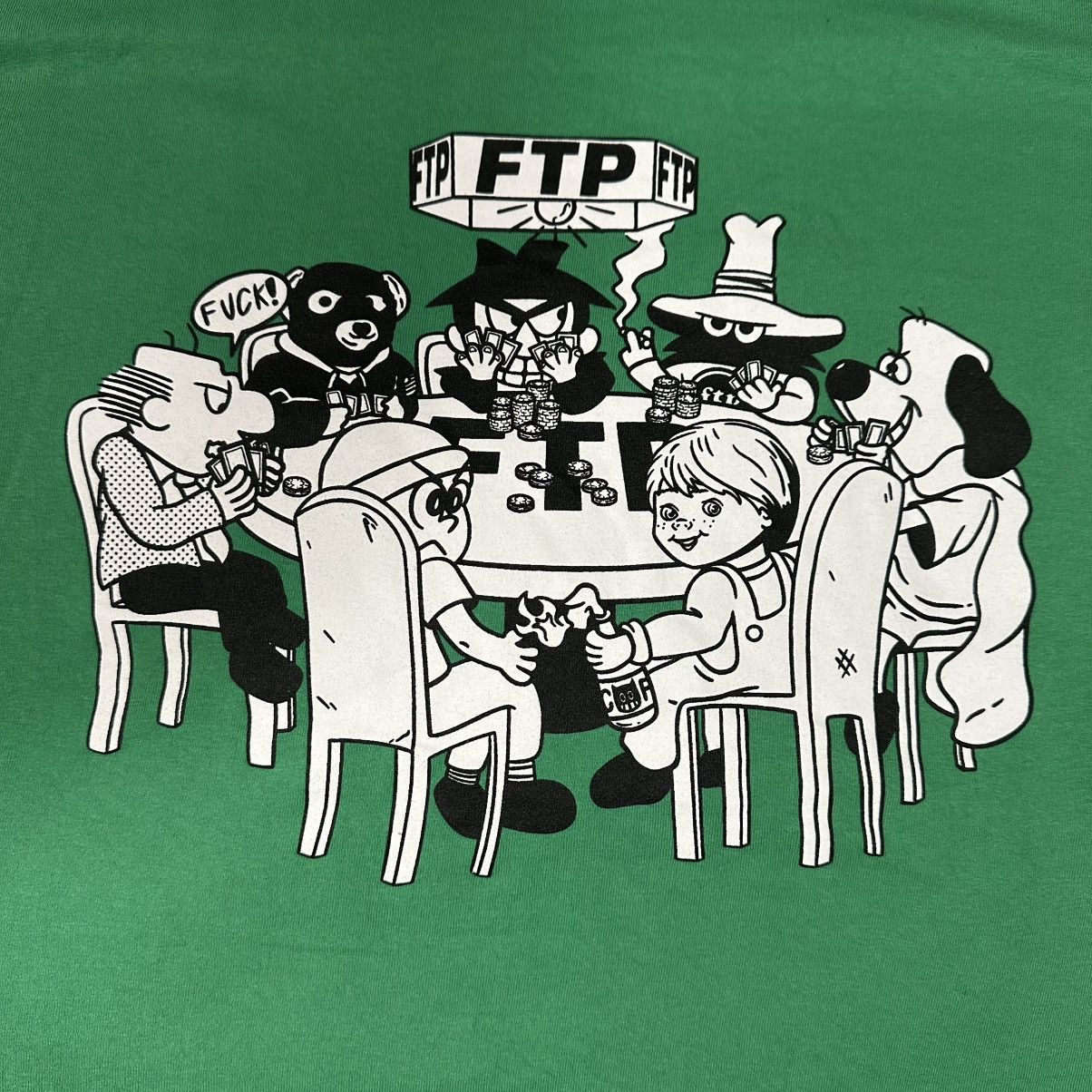 Fuck The Population FTP poker tee green L Size US L / EU 52-54 / 3 - 5 Thumbnail