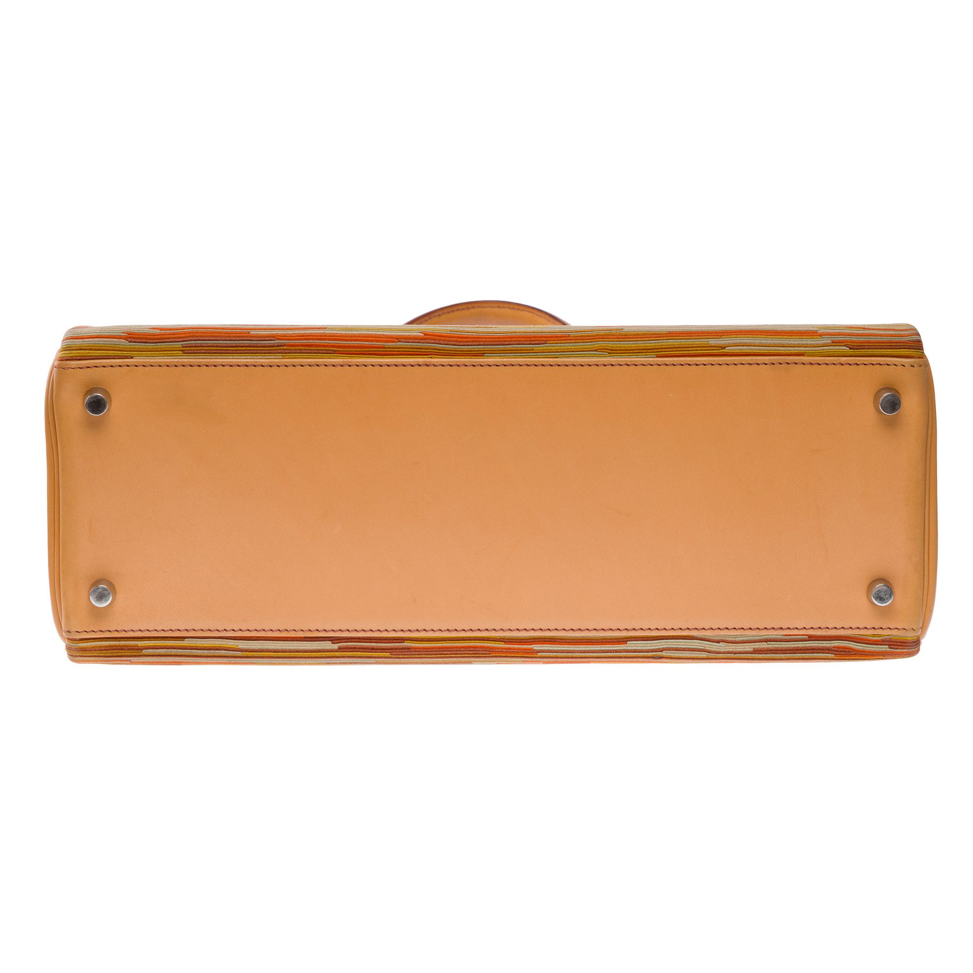Hermes HERMES Kelly 35 in Beige Leather Size ONE SIZE - 11 Thumbnail