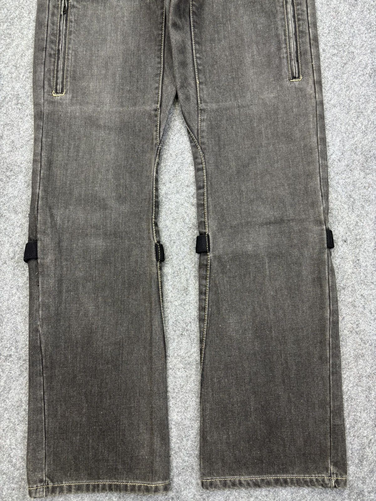 Japanese Brand 💥Biker Denim💥Greddy Multipockets Biker Denim F717 Size US 27 - 4 Thumbnail