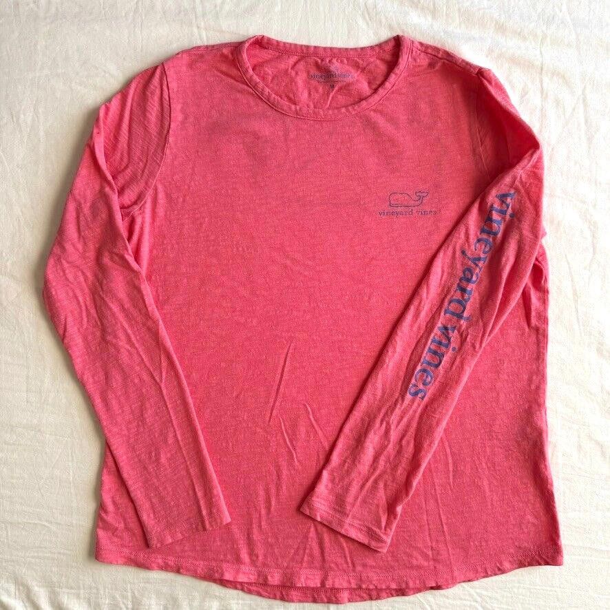 Vineyard Vines Vineyard Vines Long Sleeve T-Shirt Logo Whale Ladies Sz M Size M / US 6-8 / IT 42-44 - 1 Thumbnail