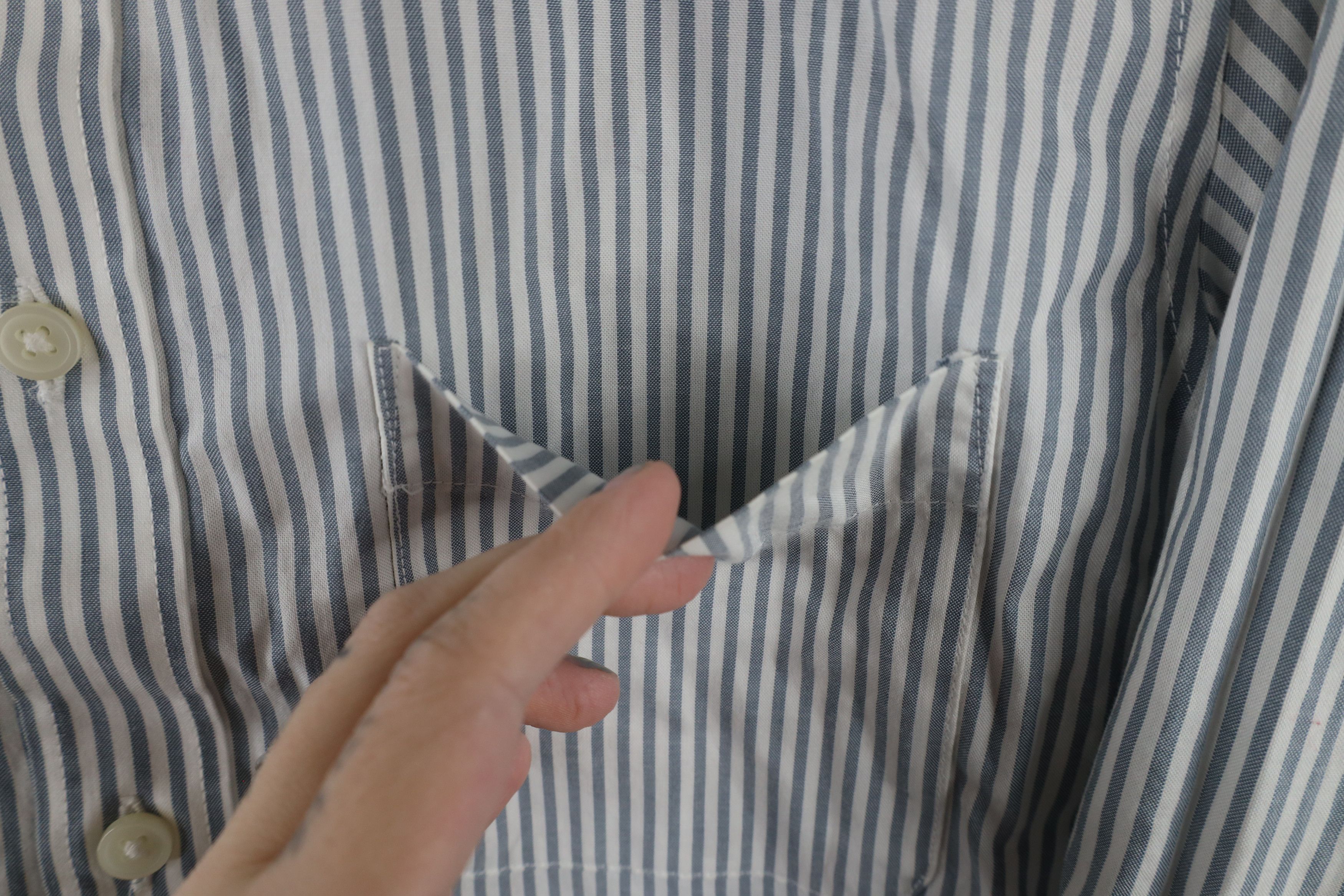 Everlane × Vintage Everlane Collared Oxford Button Down Shirt Cotton Gray Size US S / EU 44-46 / 1 - 4 Thumbnail