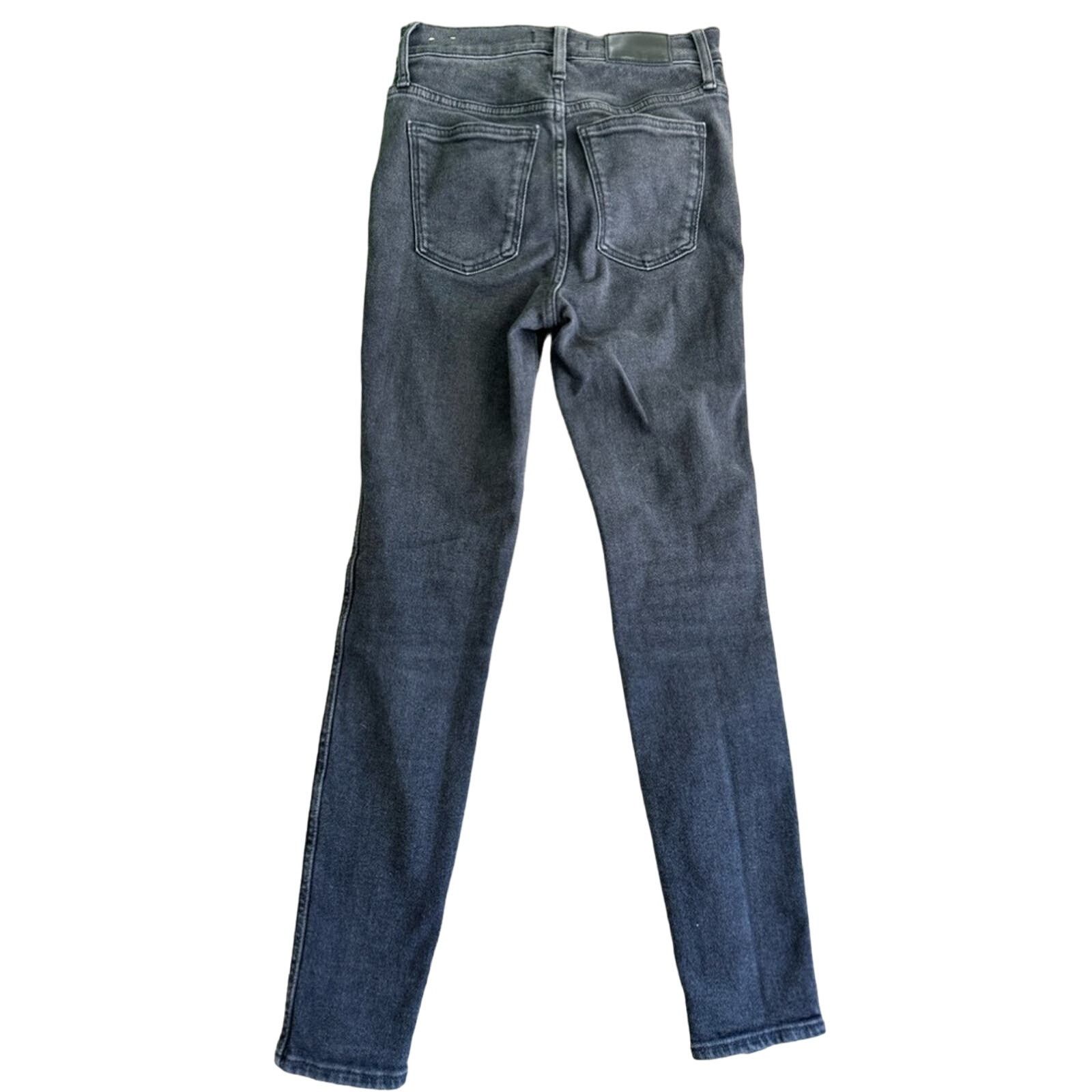 Madewell Madewell 10" High-Rise Skinny Jeans Starkey Wash, Black/Gray Size 26" / US 2 / IT 38 - 7 Thumbnail