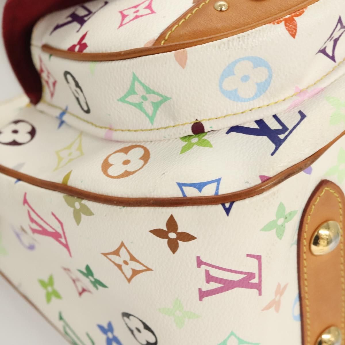 Louis Vuitton LOUIS VUITTON Monogram Multicolor Rita Bag White M40125 Size ONE SIZE - 16 Thumbnail