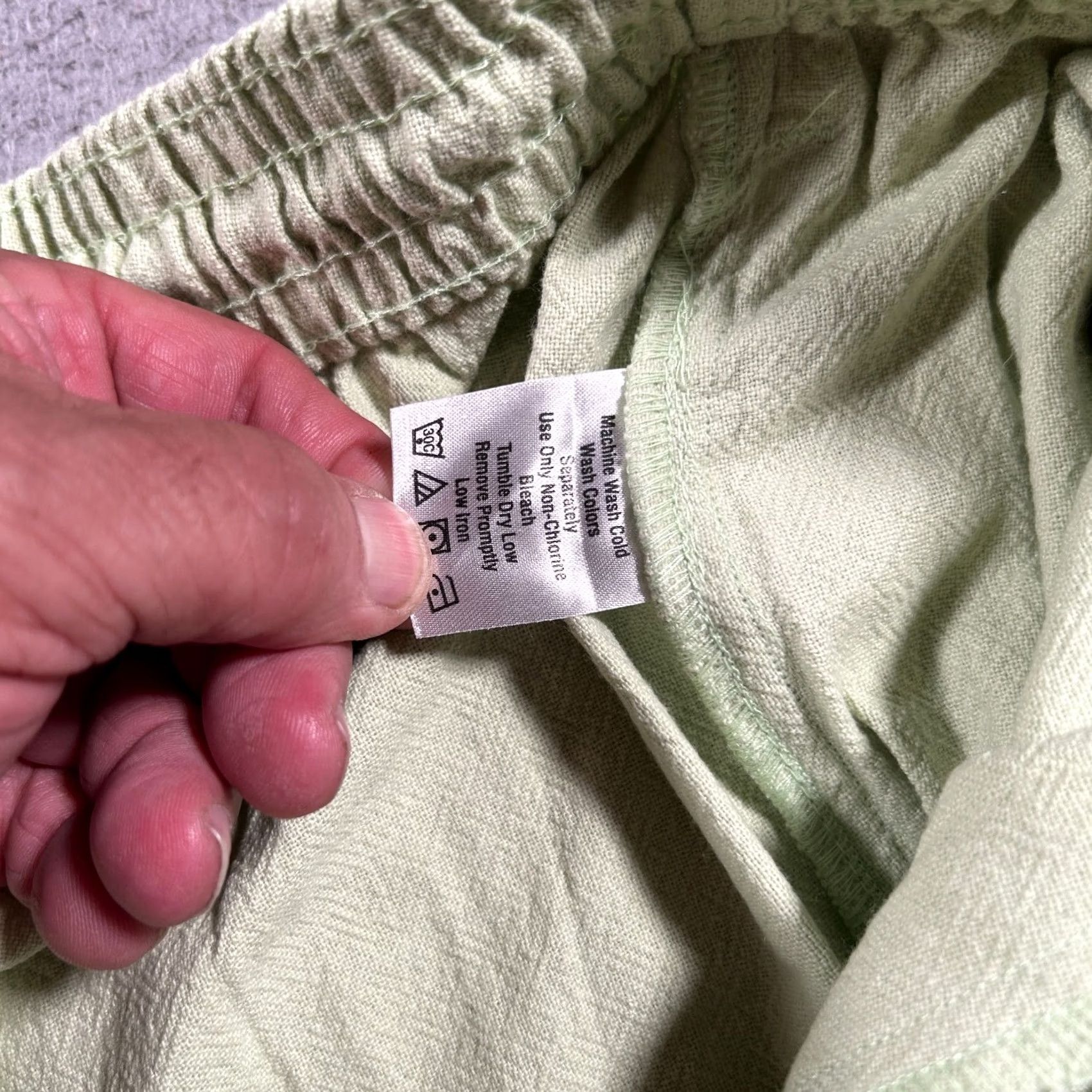 Vintage KINGSIZE Men 2XL Sweat Shorts Drawstring Pockets Fleece Big & Tall Green Athletics Casual Men Size US 38 / EU 54 - 4 Thumbnail