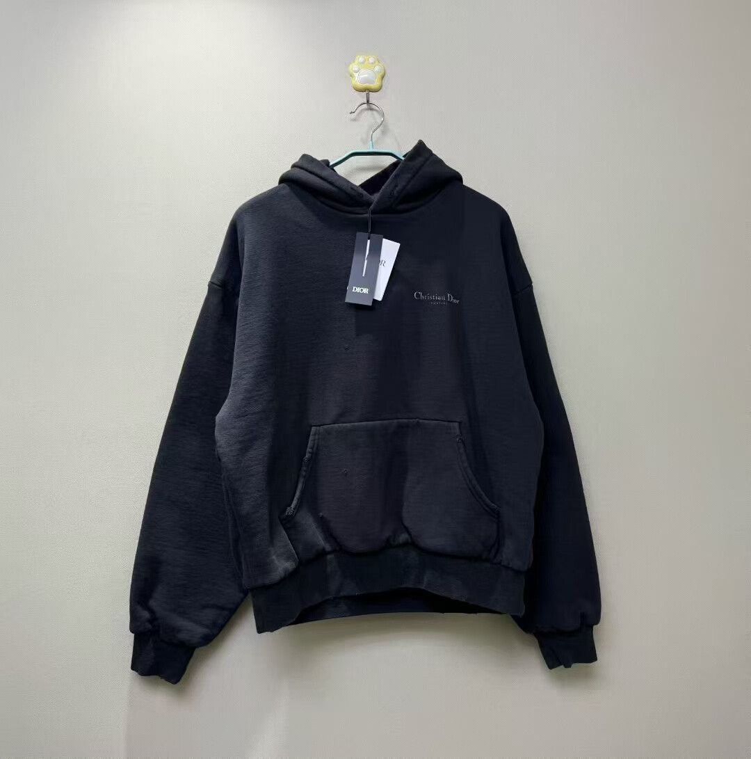 Dior Dior Distressed Slogan Hoodie Size US L / EU 52-54 / 3 - 1 Thumbnail