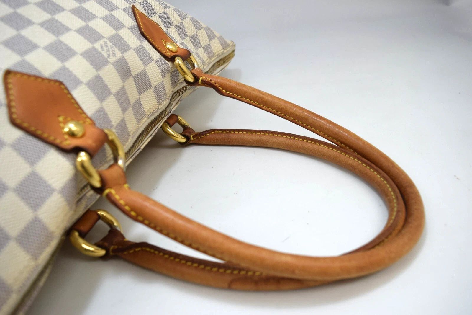Louis Vuitton Auth Louis Vuitton Saleya MM Tote Bag Azur Canvas N51185 Size ONE SIZE - 10 Thumbnail