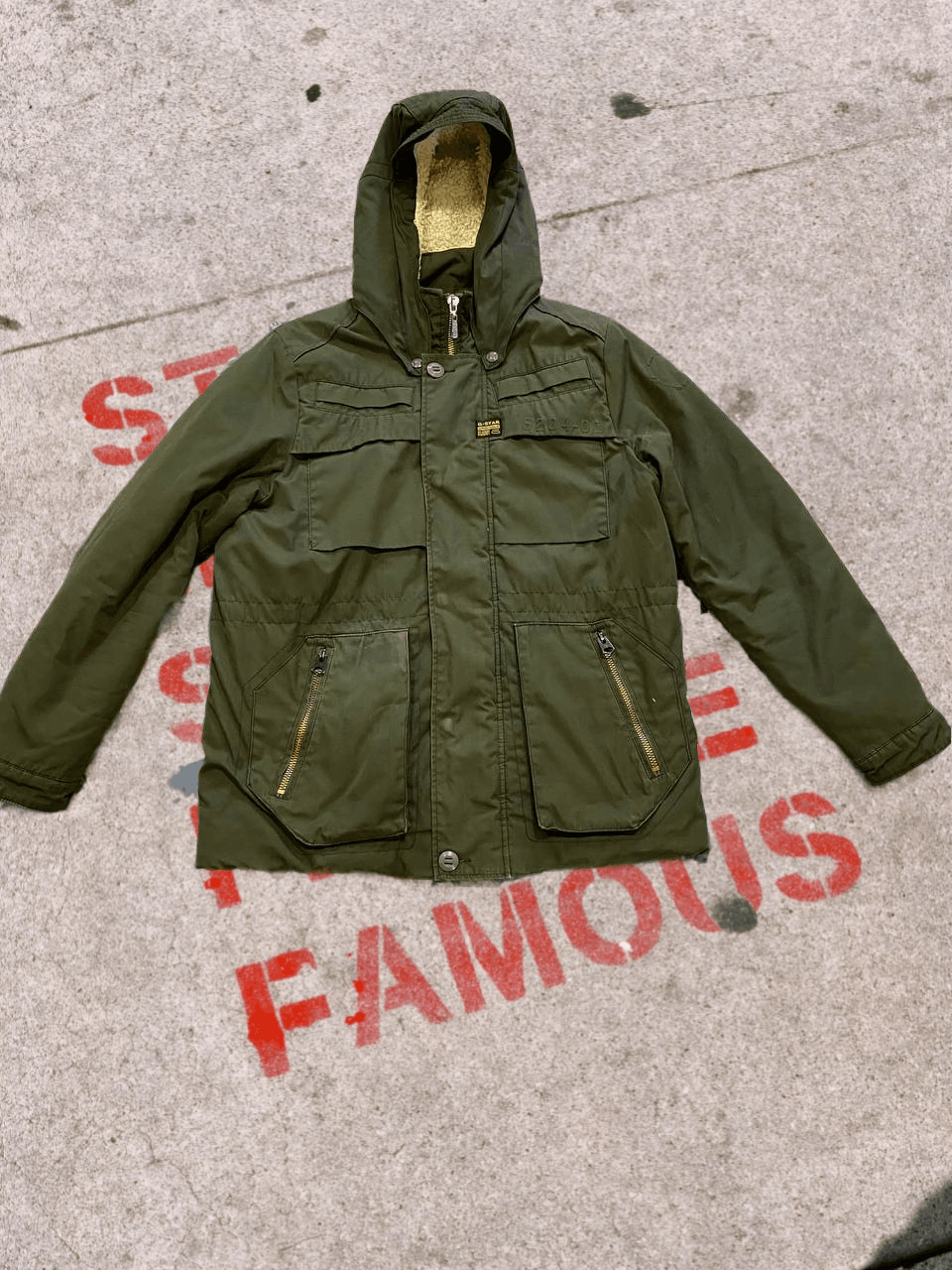 Vintage jacket G-Star Raw Streetwear logo Y2K