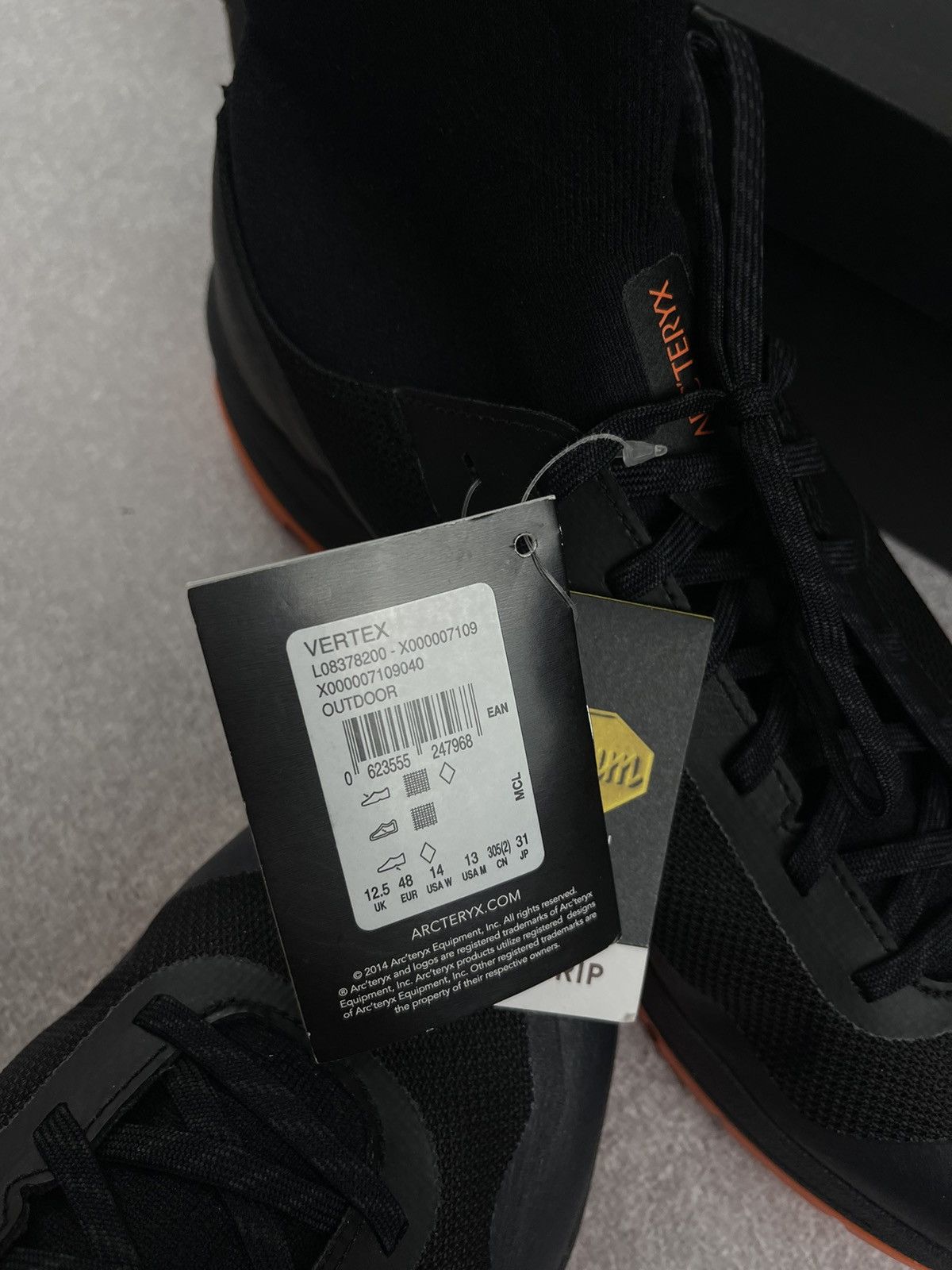 Arc'teryx Arcteryx Vertex Black/Bright Phenom Sneakers Size US 13 Size US 13 / EU 46 - 10 Thumbnail
