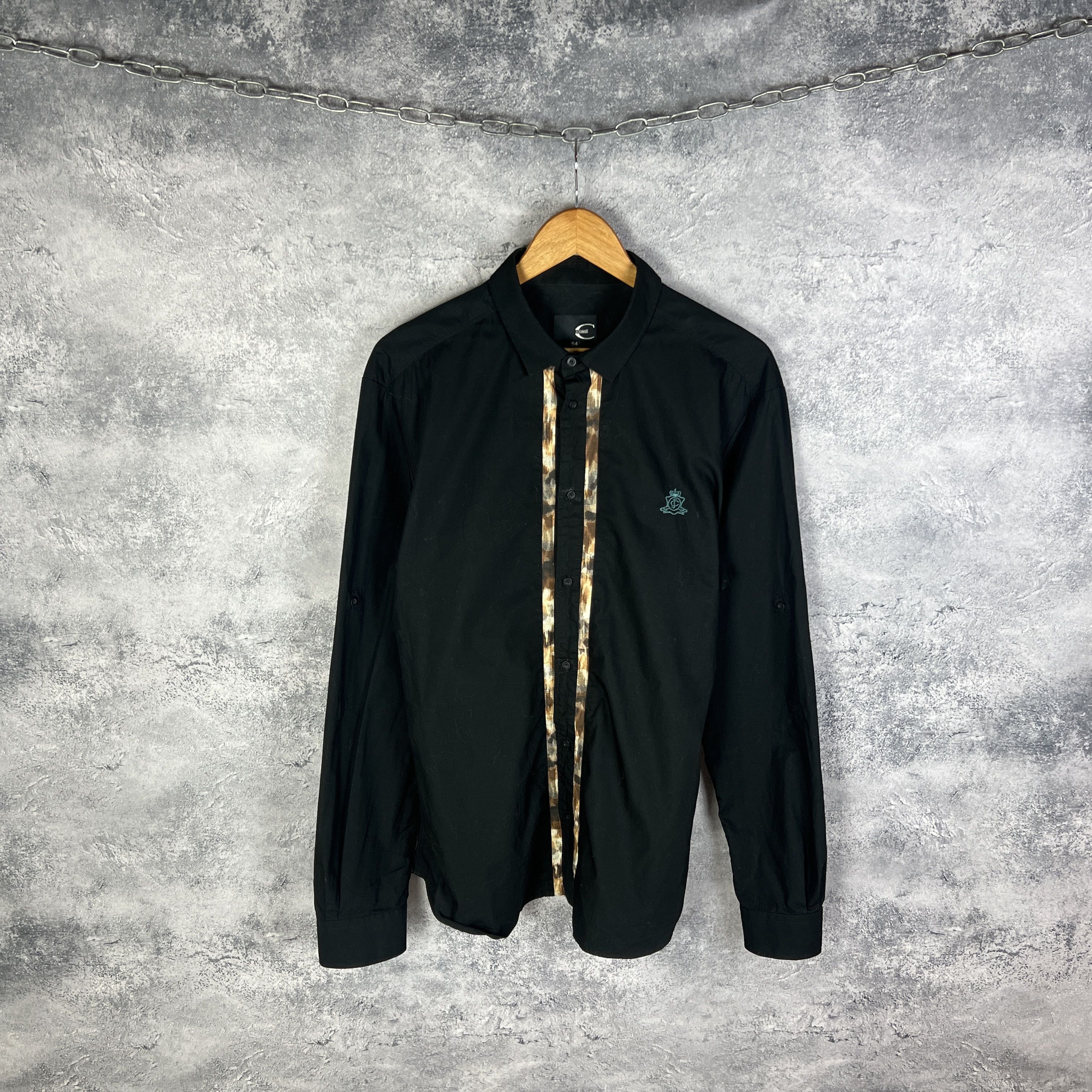 Just Cavalli Just Cavalli Shirt Men's Size 54 Black Long Sleeve Size US L / EU 52-54 / 3 - 1 Thumbnail