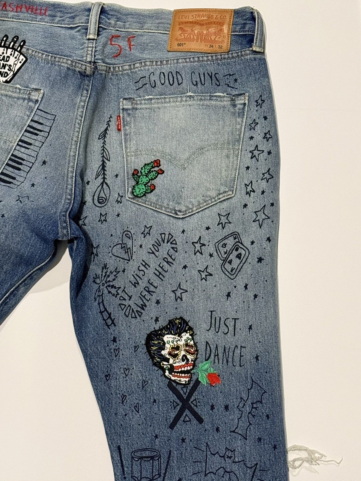 Levi's Levis Limited Edition XX Day Celebration Jeans Size US 34 / EU 50 - 6 Thumbnail