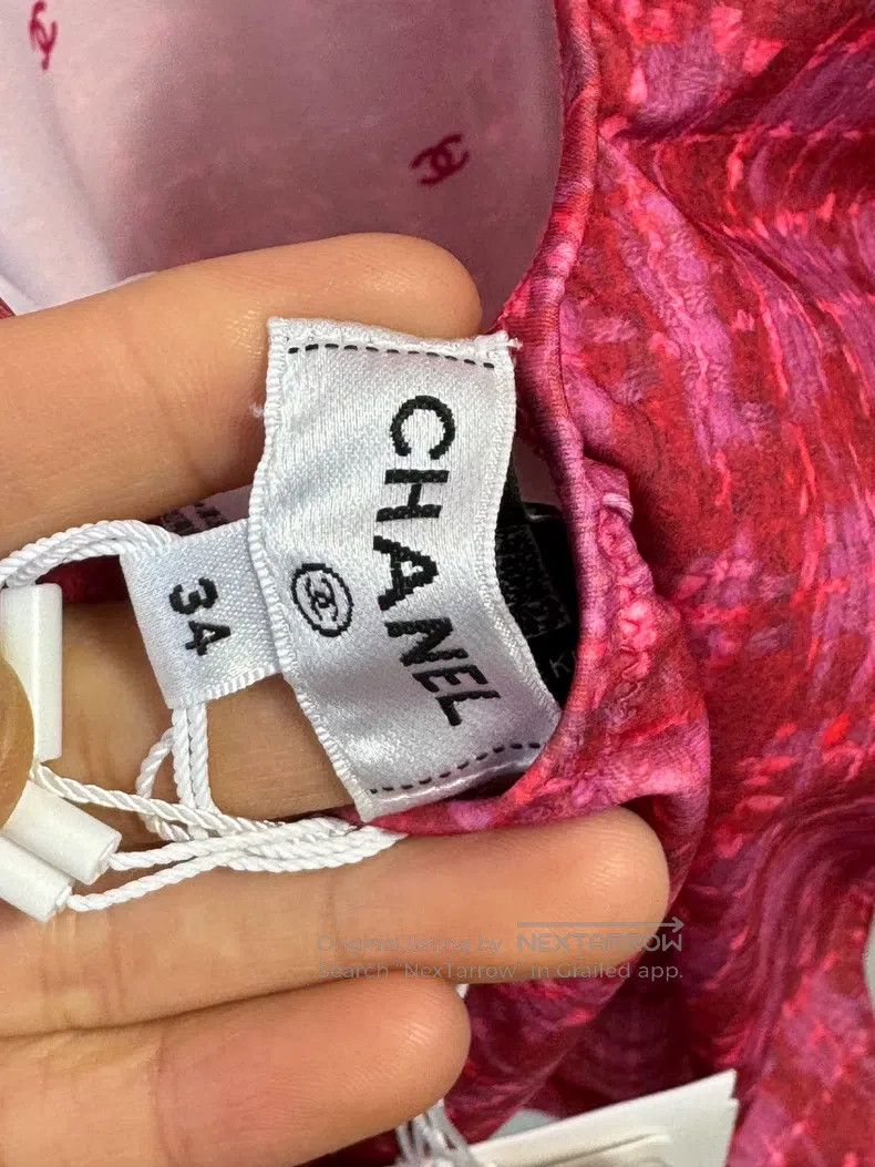 Chanel Chanel Pink swimsuit Size 42" / US 20 - 3 Thumbnail