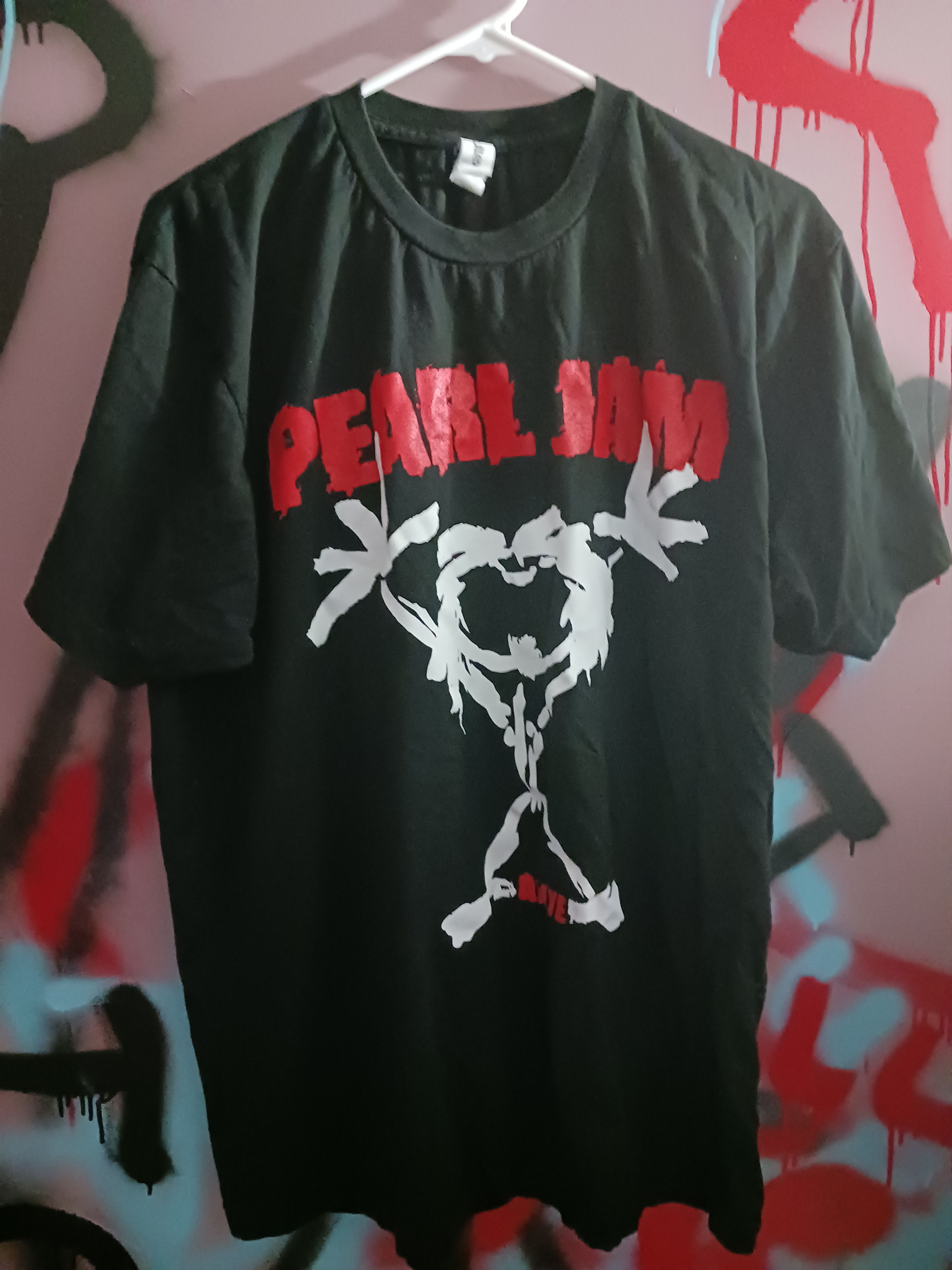 Band Tees Vintage Pearl Jam Stickmen T-shirt Size US XL / EU 56 / 4 - 1 Thumbnail