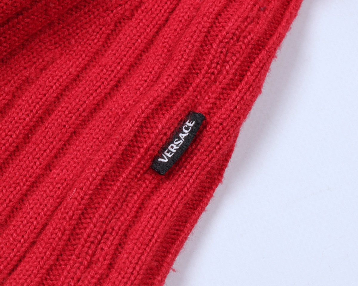 Designer × Versace × Vintage VERSACE Sport Vintage Wool Sleeve Less Sweater High Neck Size S / US 4 / IT 40 - 14 Thumbnail