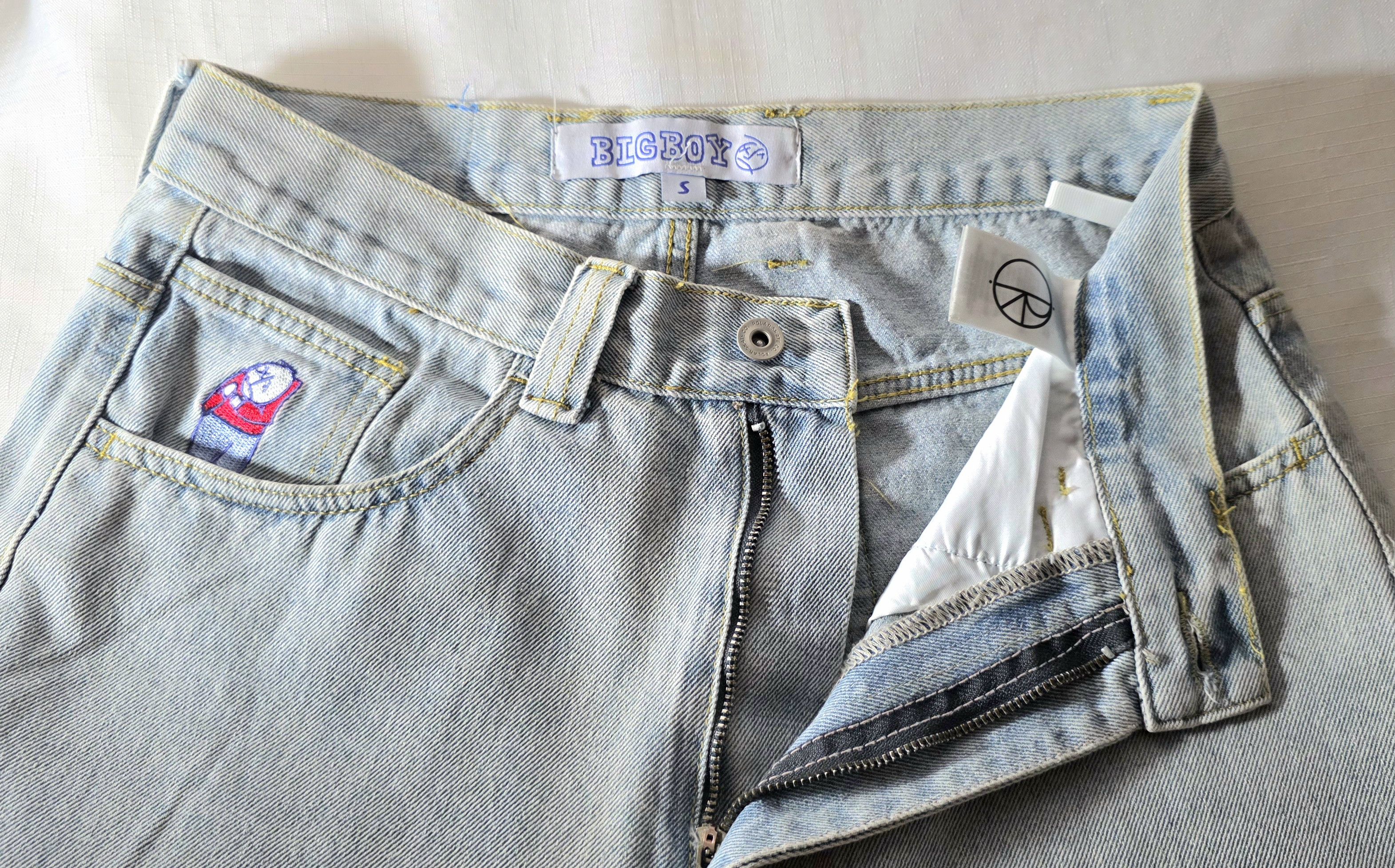 Polar Skate Co. Rare Polar Skate Company Big Boy baggy Blue denim jeans Size US 30 / EU 46 - 9 Thumbnail