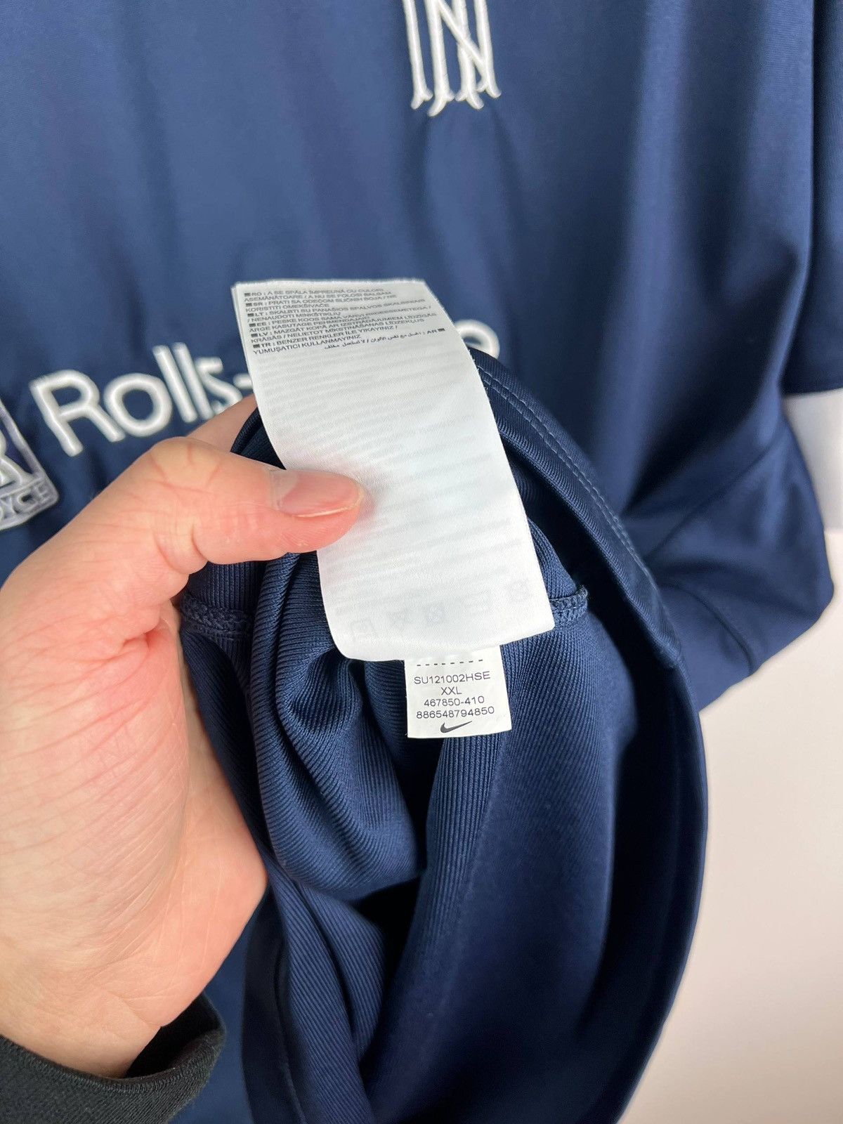 Nike Royal Navy Nike 2013 Rolls Royce jersey size XXL Size US XXL / EU 58 / 5 - 5 Thumbnail