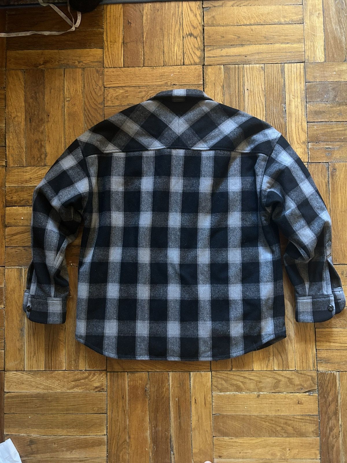 ジャケット・アウター NEIGHBORHOOD BUFFALO CHECK SH LS 22AW Neighborhood Buffalo Check Quilted Shirt Jacket M Gray 22AW