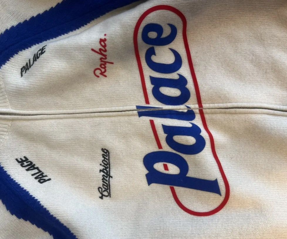 Palace Palace Rapha zip knit white M Size US M / EU 48-50 / 2 - 7 Thumbnail