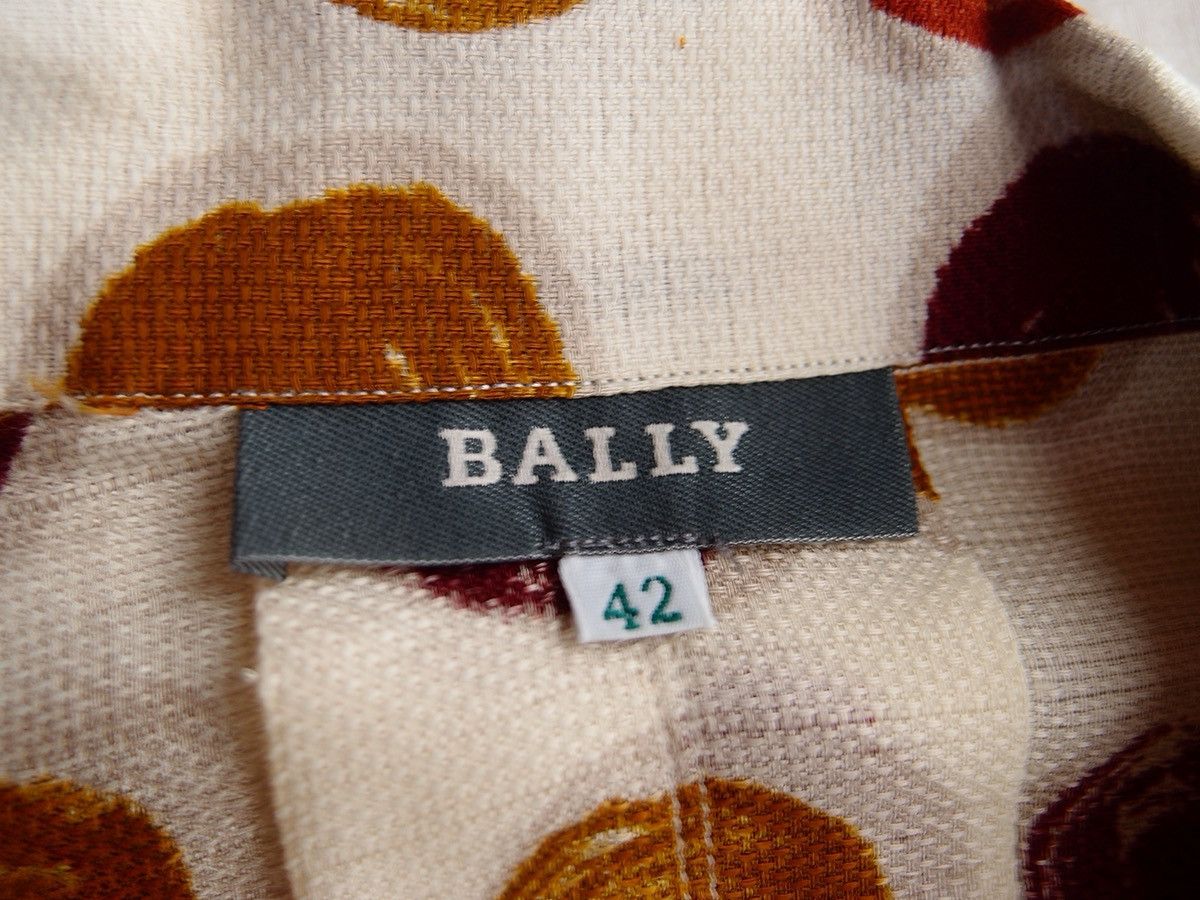 Bally BALLY Silk Rayon Dot Open Collar Shirt Size 42 Size M / US 6-8 / IT 42-44 - 9 Thumbnail